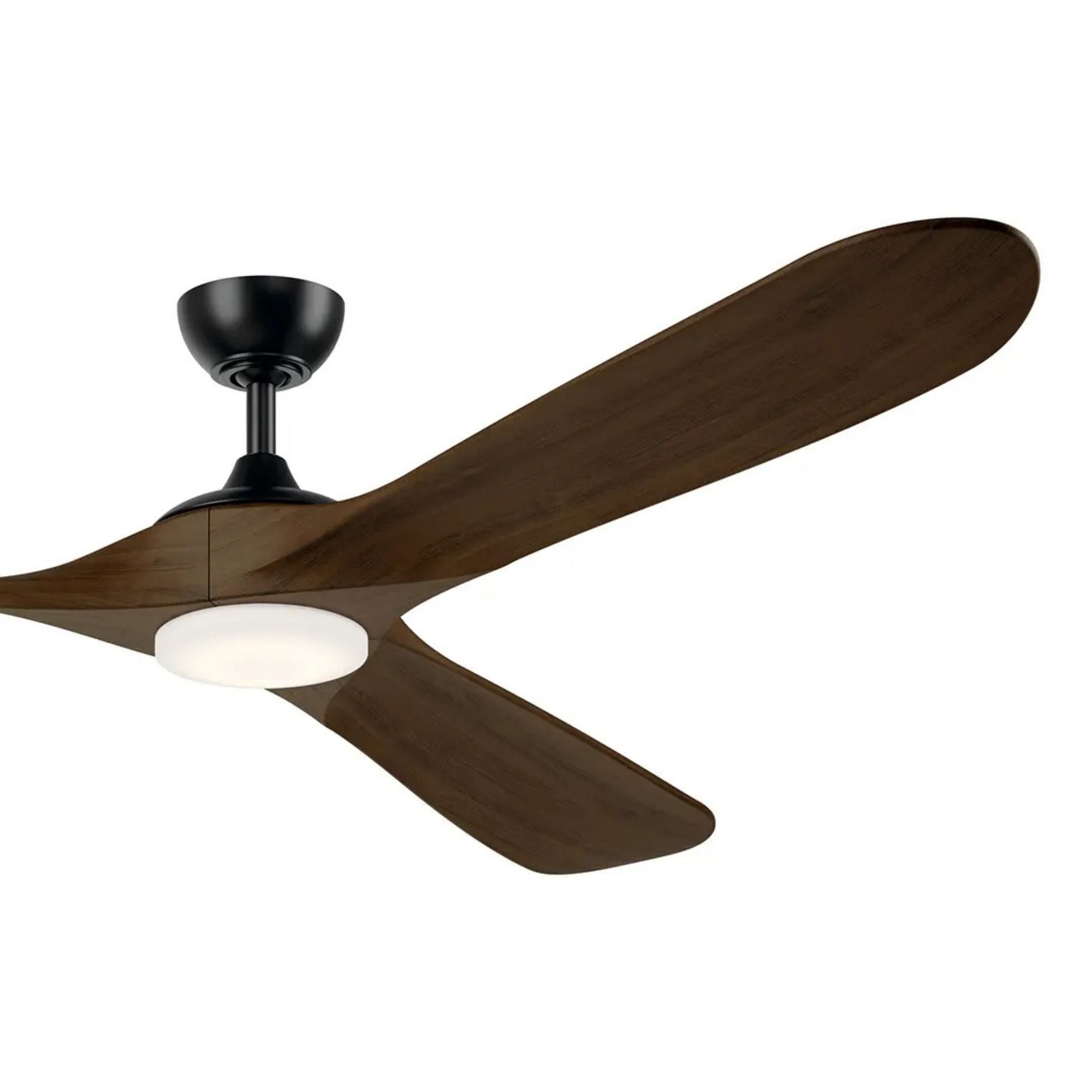 Kichler Mylo 80'' Ceiling Fan with LED Light DC Motor Satin Black