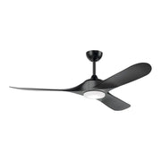 Kichler Mylo Weather+ 60'' Ceiling Fan with LED Light DC Motor Satin Black