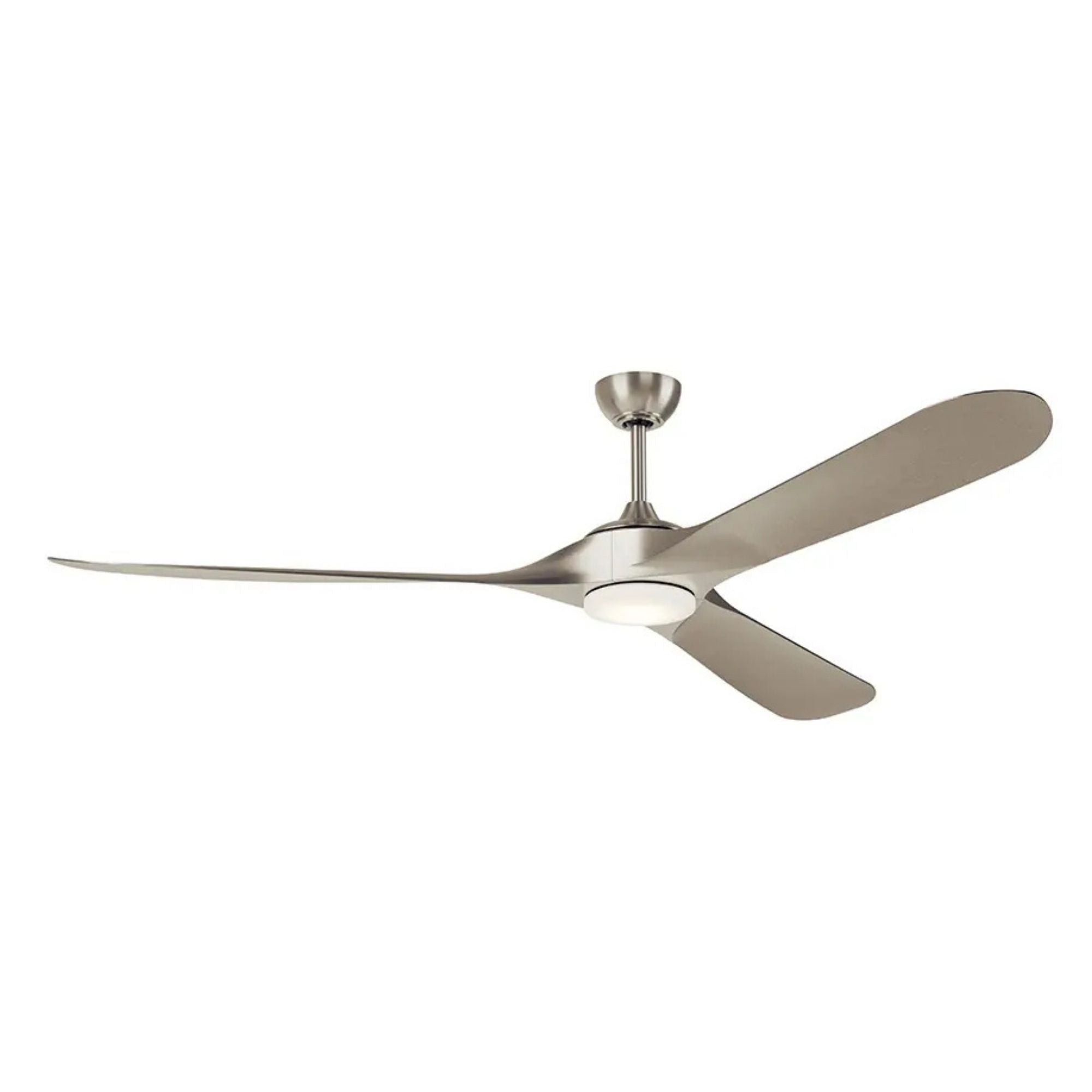 Kichler Mylo Weather+ 80'' Ceiling Fan with LED Light DC Motor Painted Brushed Nickel
