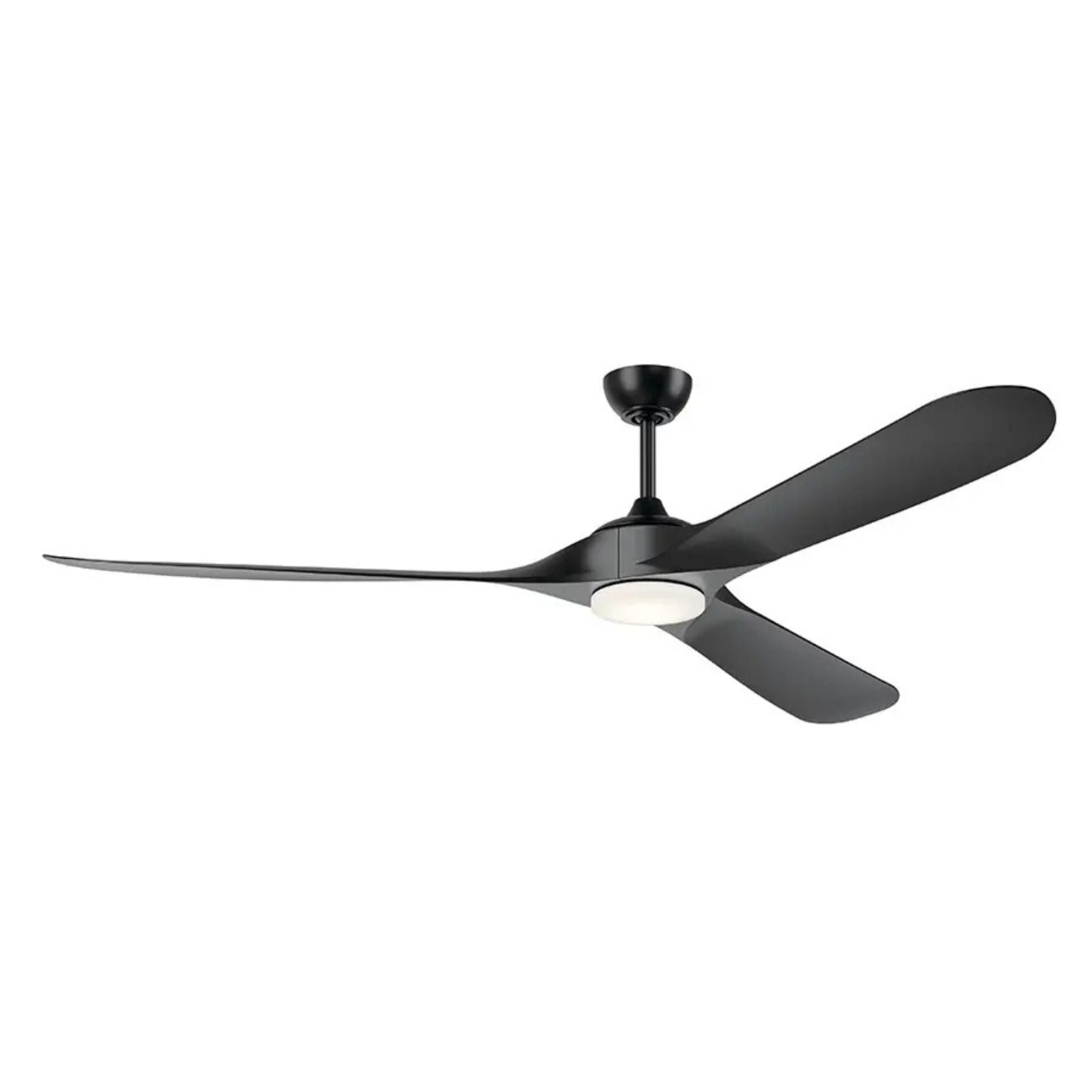 Kichler Mylo Weather+ 80'' Ceiling Fan with LED Light DC Motor Satin Black
