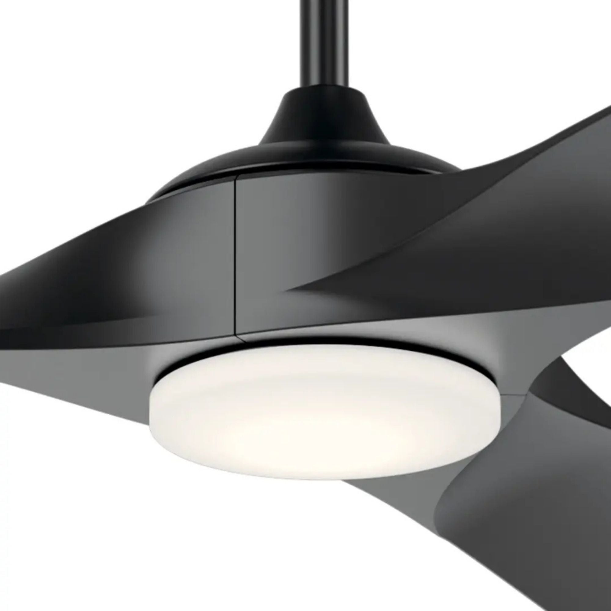 Kichler Mylo Weather+ 80'' Ceiling Fan with LED Light DC Motor Satin Black