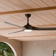 Kichler Mylo Weather+ 80'' Ceiling Fan with LED Light DC Motor Satin Natural Bronze