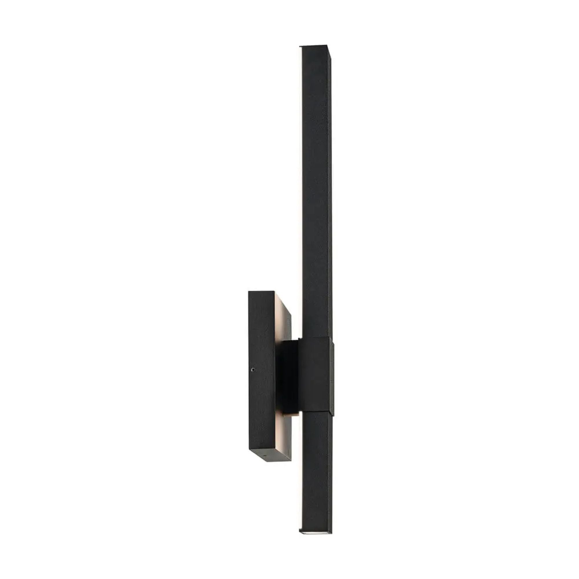 Nocar 22" LED Outdoor Wall Light, Textured Black Finish