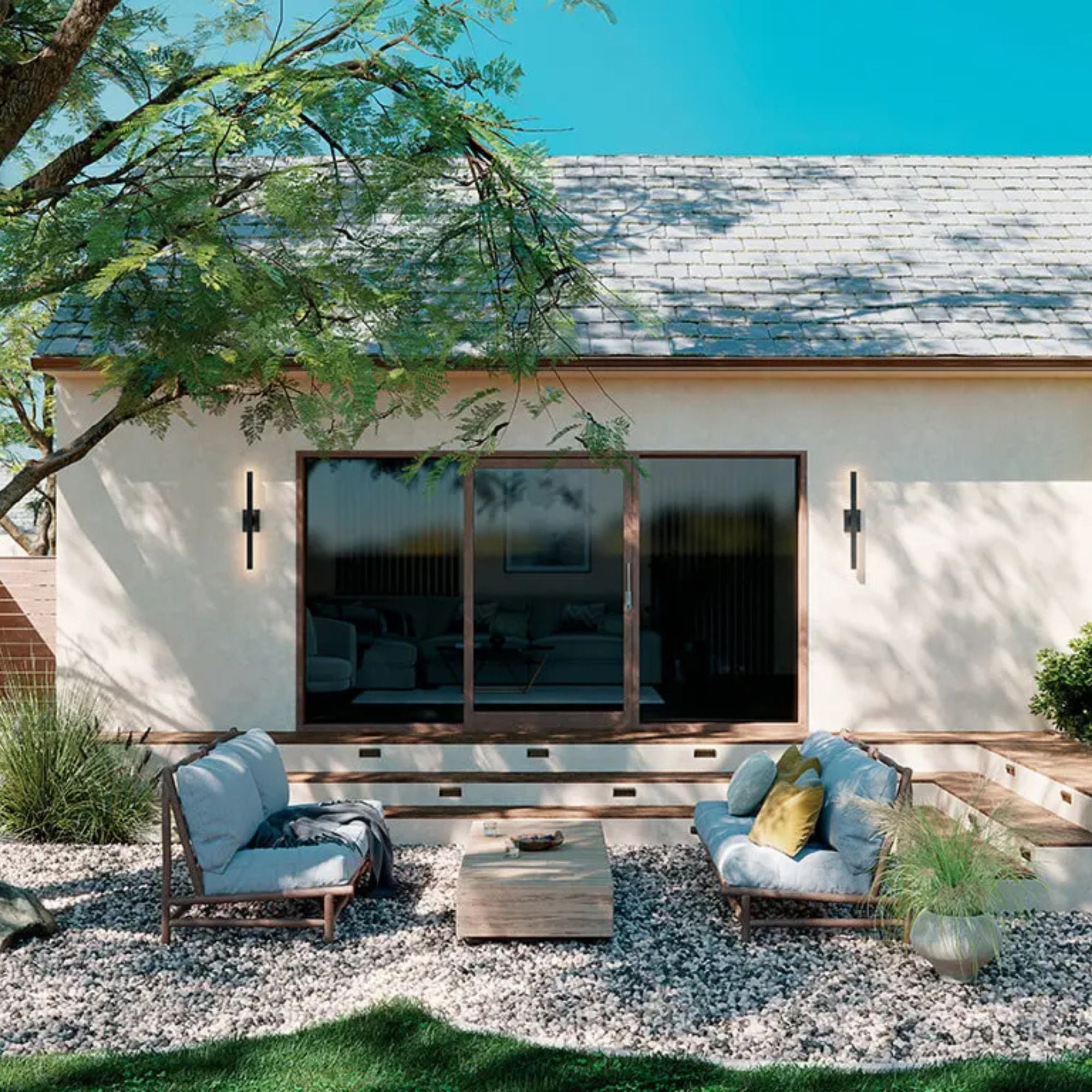 Kichler Lighting - Nocar 30" LED Outdoor Wall Light, Textured Black Finish | Bees Lighting