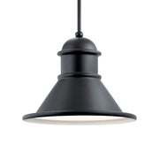 Kichler Lighting - Northland 18" Outdoor Pendant, Black Finish | Bees Lighting