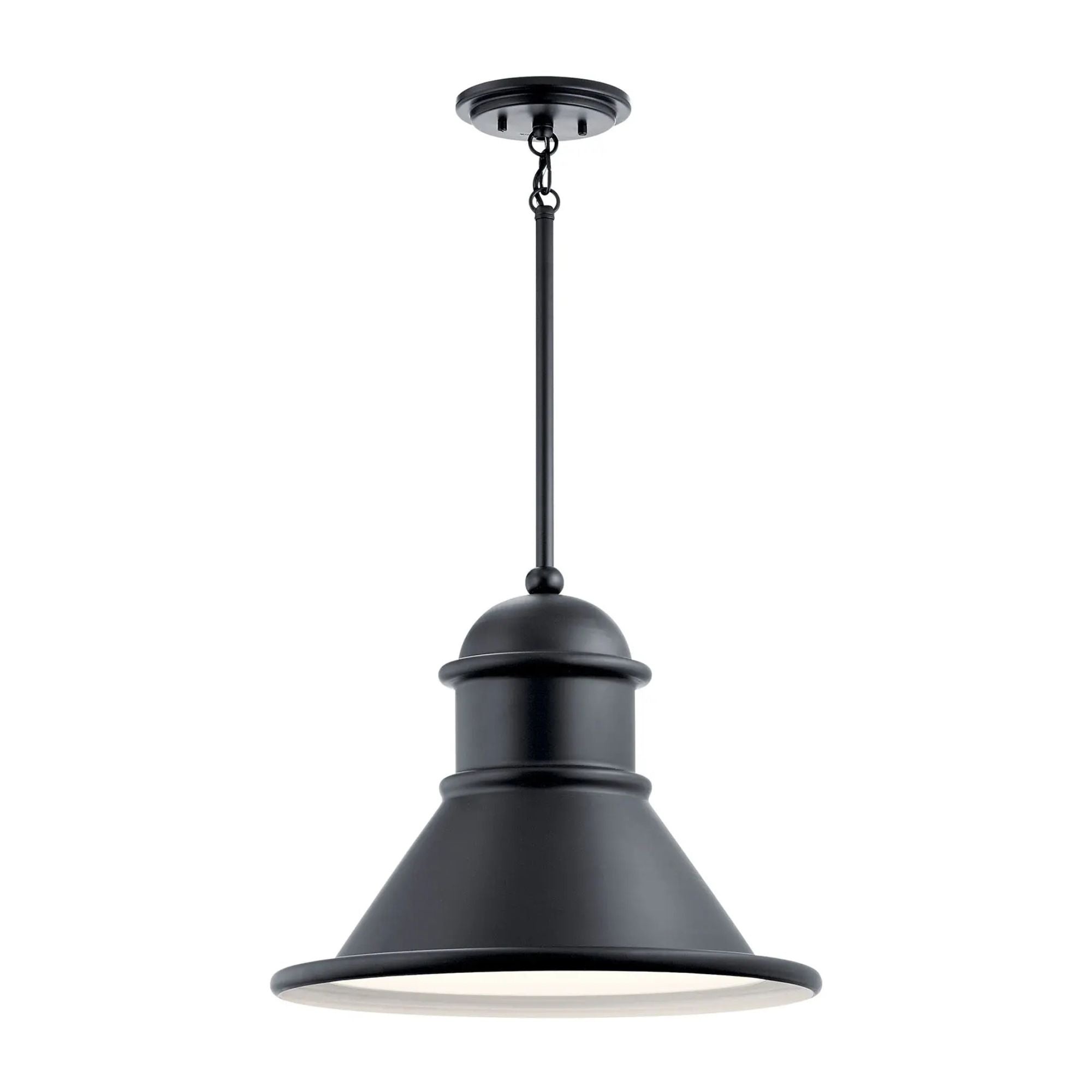 Northland 18" Outdoor Pendant, Black Finish