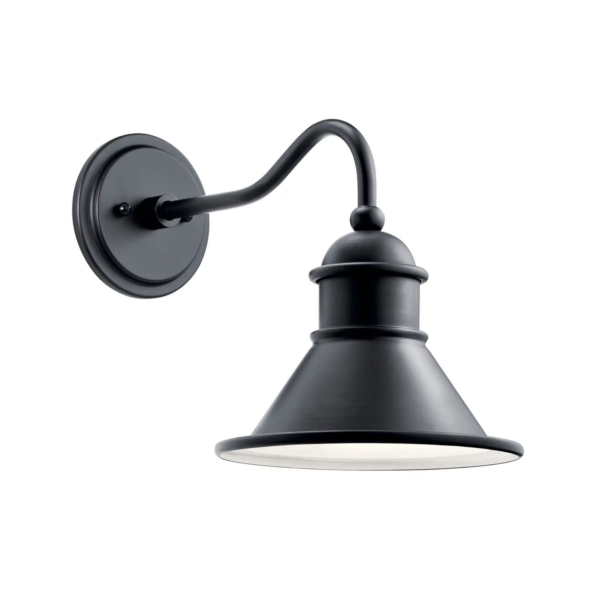 Northland 12" Outdoor Wall Light, Black Finish