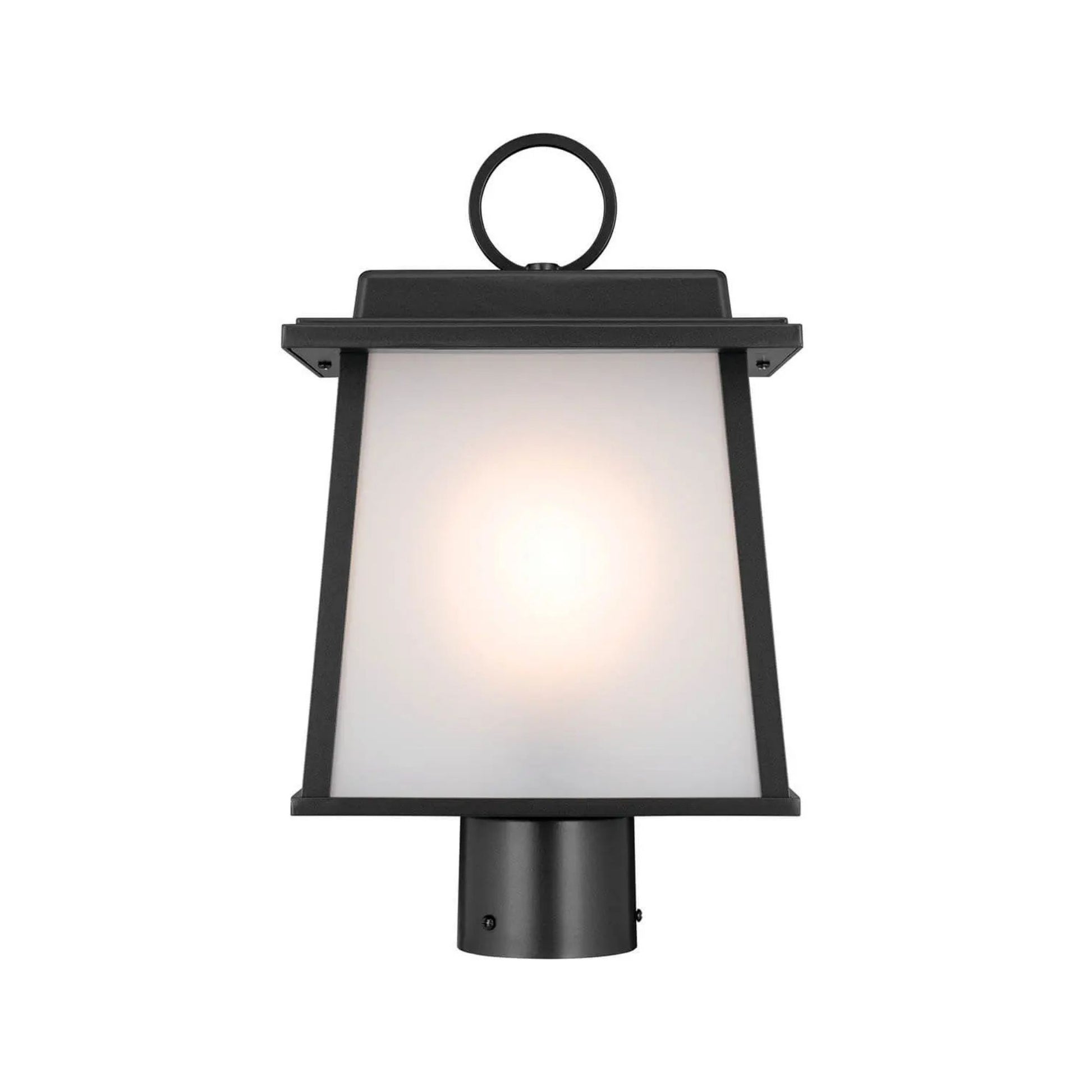 Kichler Lighting - Noward 15" Outdoor Post Light, Black Finish | Bees Lighting