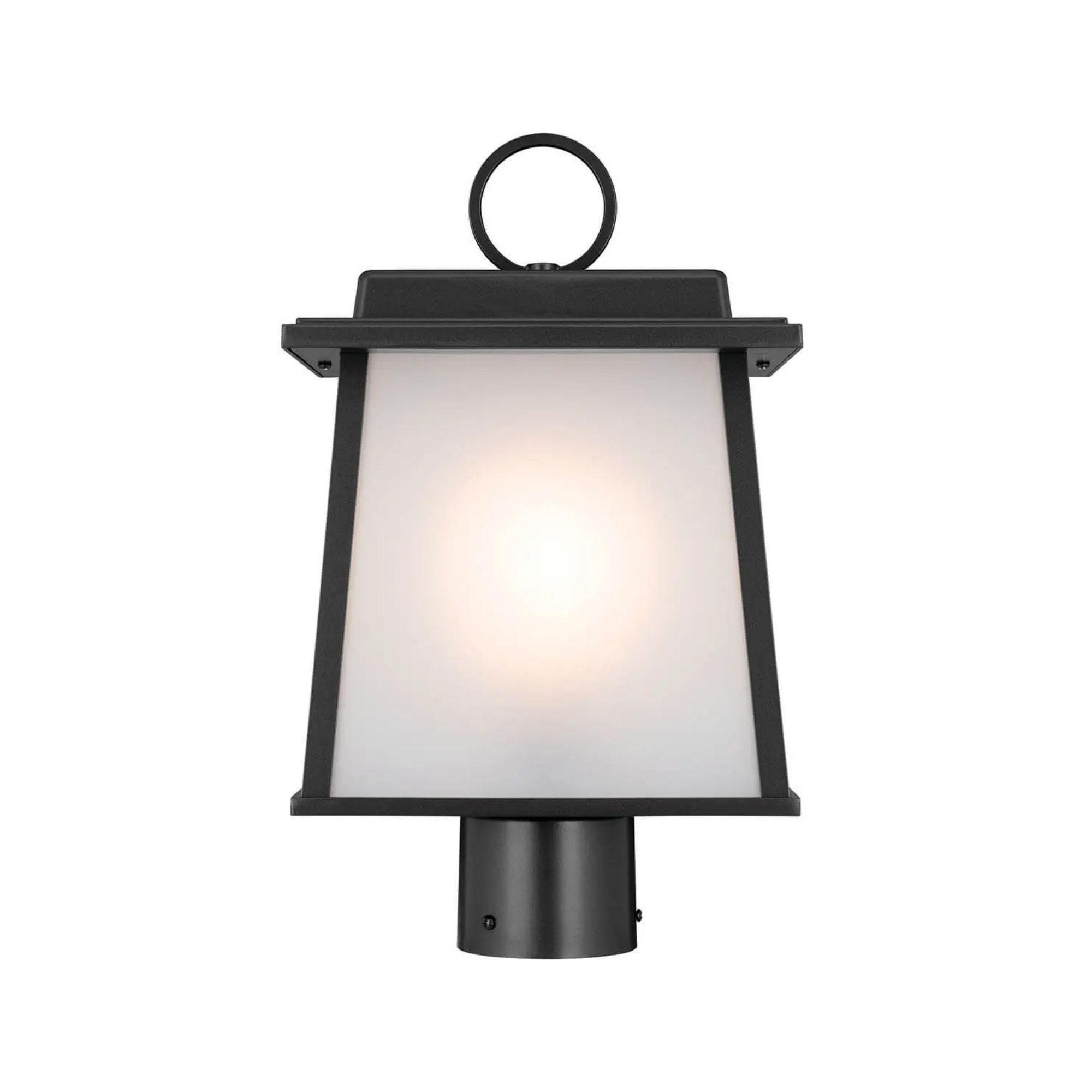 Kichler Lighting - Noward 15" Outdoor Post Light, Black Finish | Bees Lighting