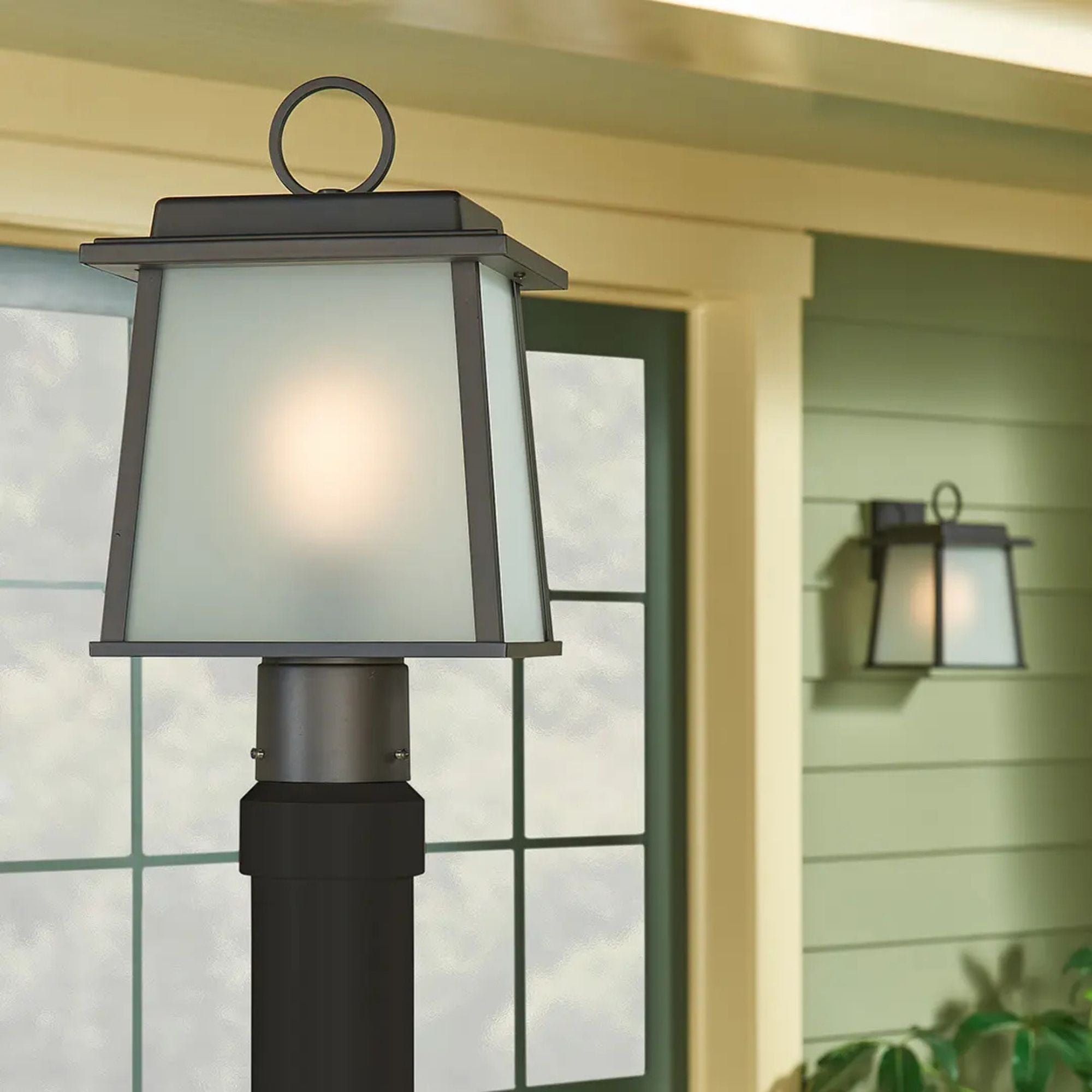 Kichler Lighting - Noward 15" Outdoor Post Light, Olde Bronze Finish | Bees Lighting