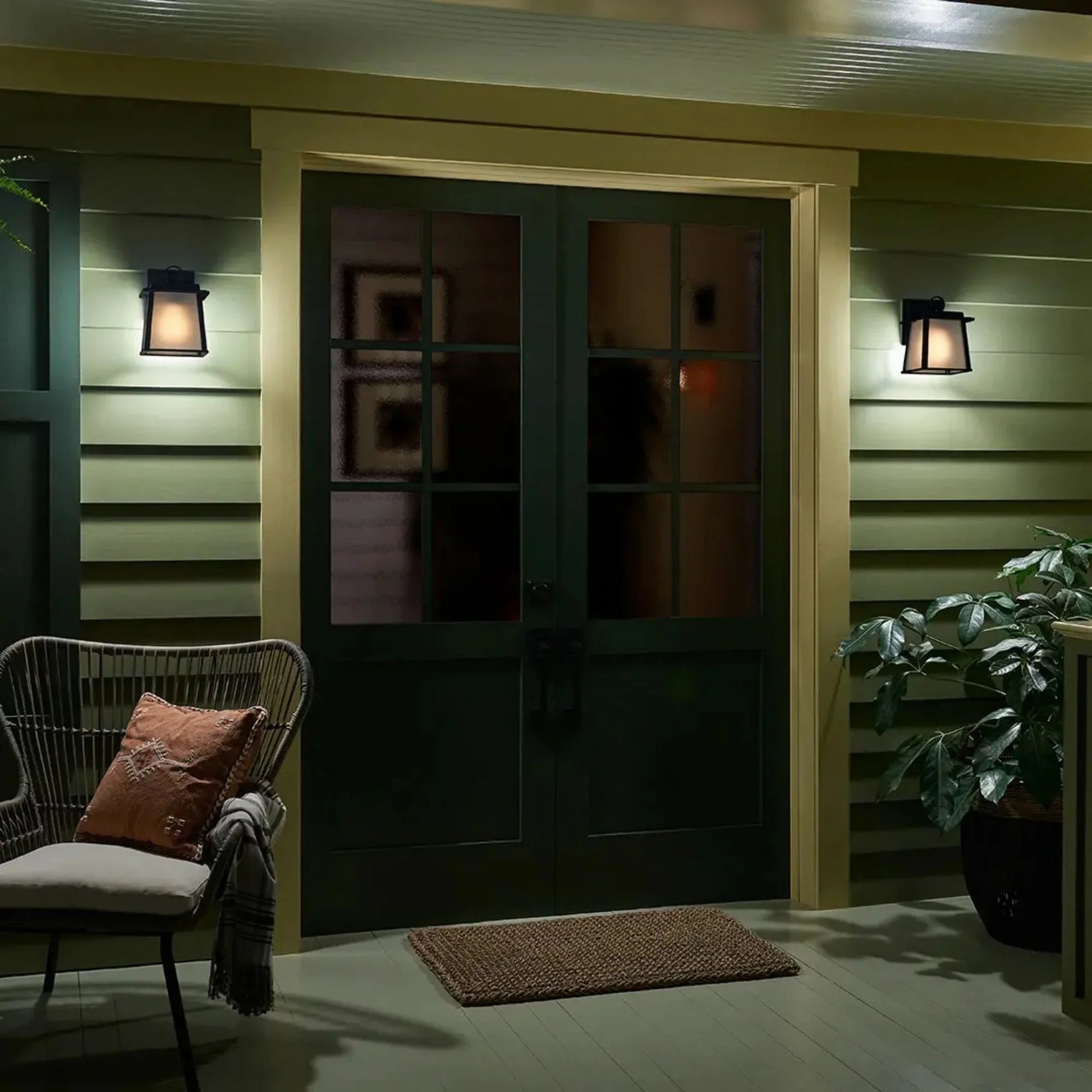 Kichler Lighting - Noward 9" Outdoor Wall Light, Black Finish | Bees Lighting