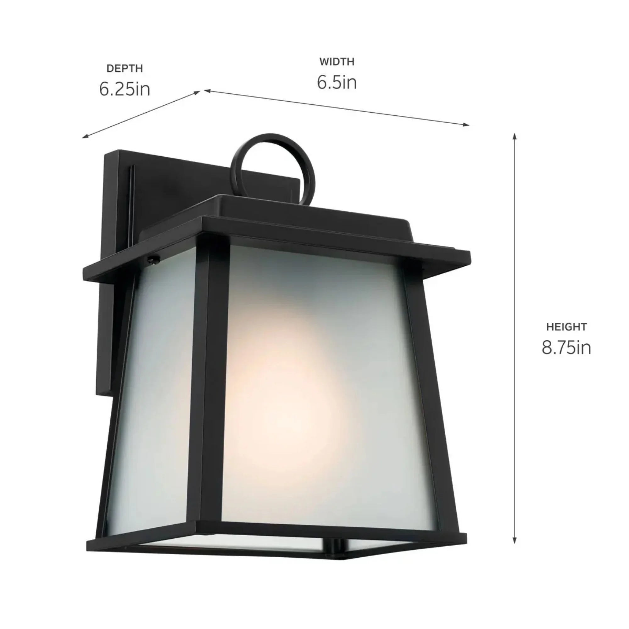 Kichler Lighting - Noward 9" Outdoor Wall Light, Black Finish | Bees Lighting