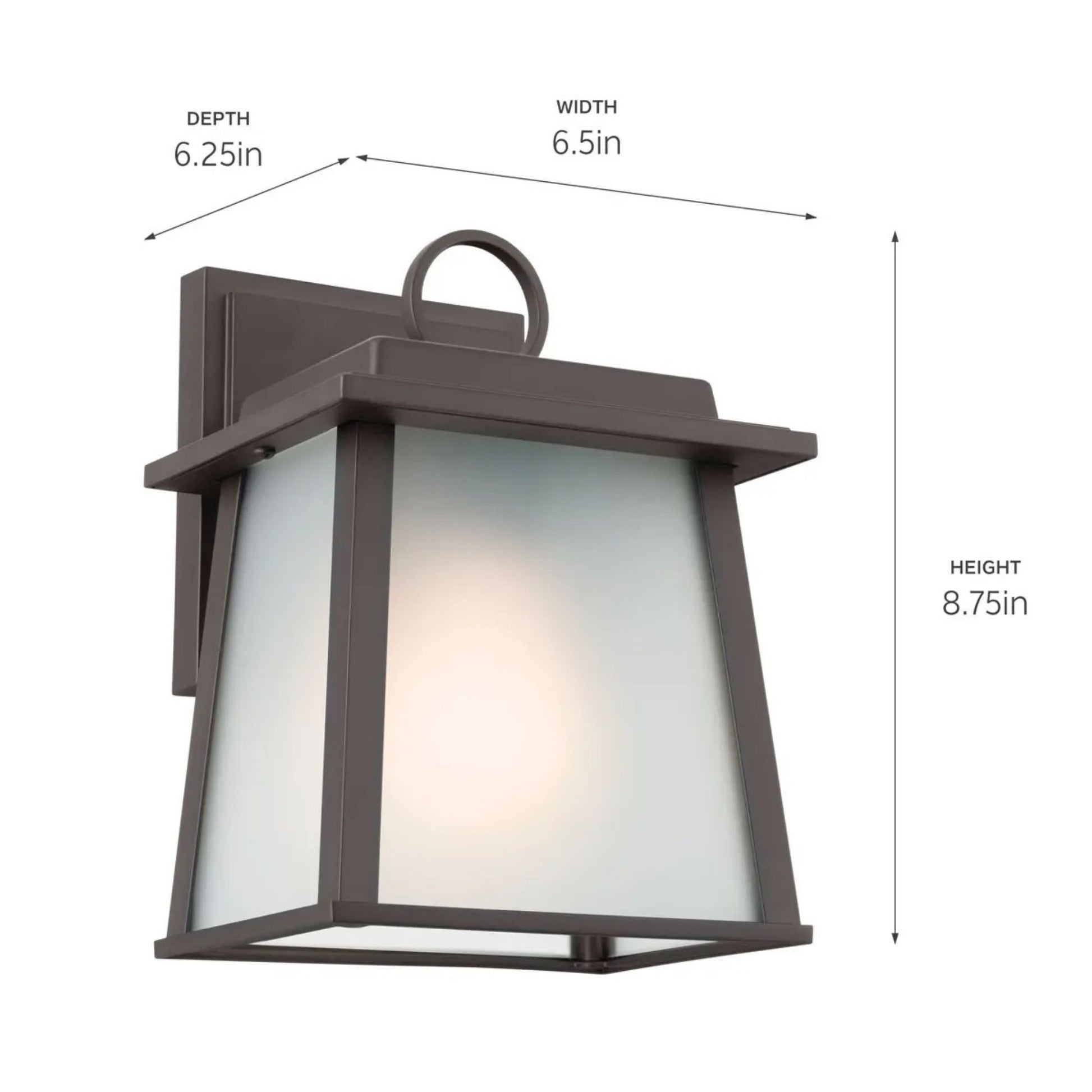 Kichler Lighting - Noward 9" Outdoor Wall Light, Olde Bronze Finish | Bees Lighting