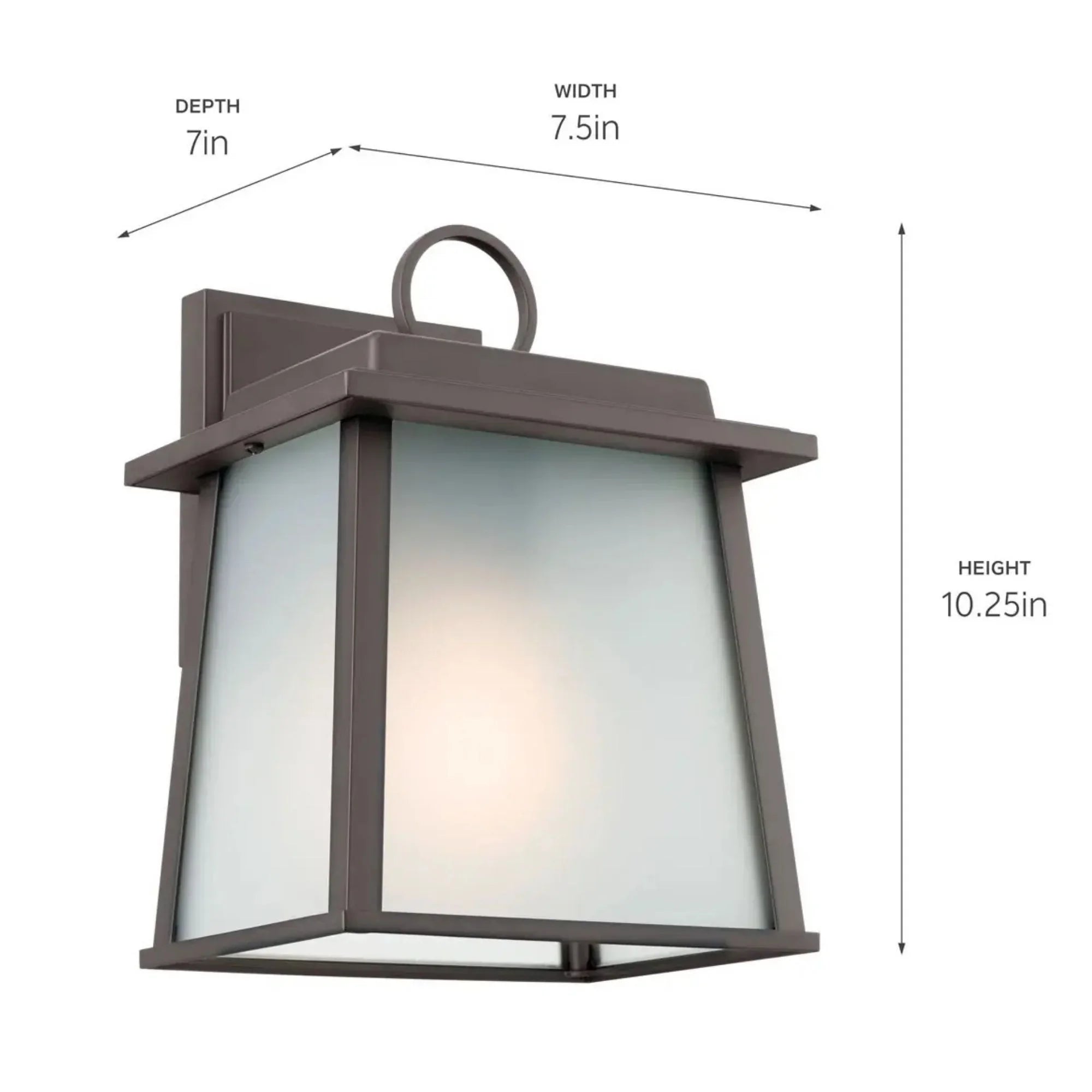 Kichler Lighting - Noward 10" Outdoor Wall Light, Olde Bronze Finish | Bees Lighting