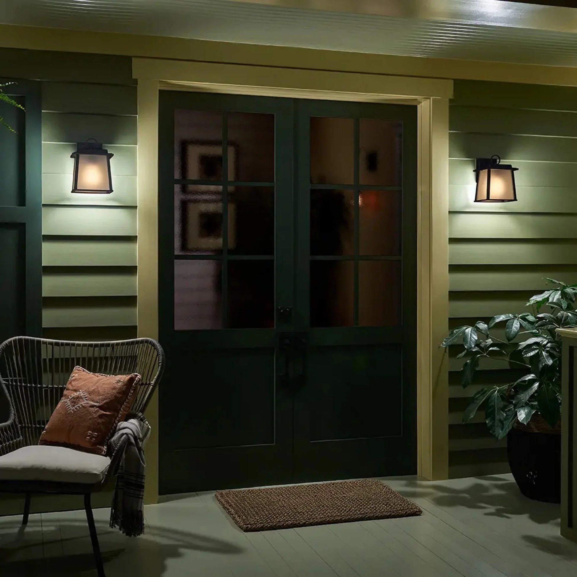Kichler Lighting - Noward 10" Outdoor Wall Light, Olde Bronze Finish | Bees Lighting