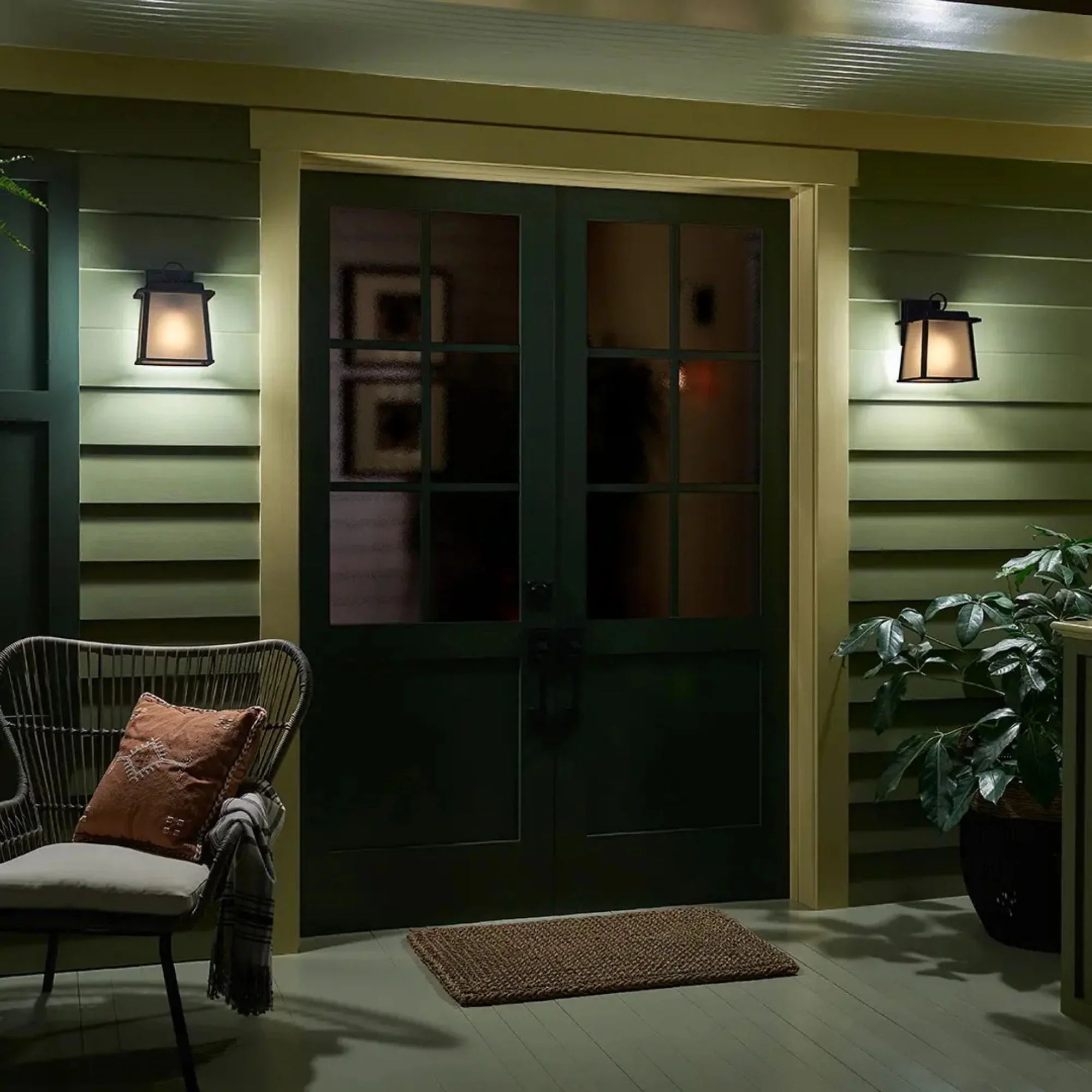 Kichler Lighting - Noward 10" Outdoor Wall Light, Olde Bronze Finish | Bees Lighting