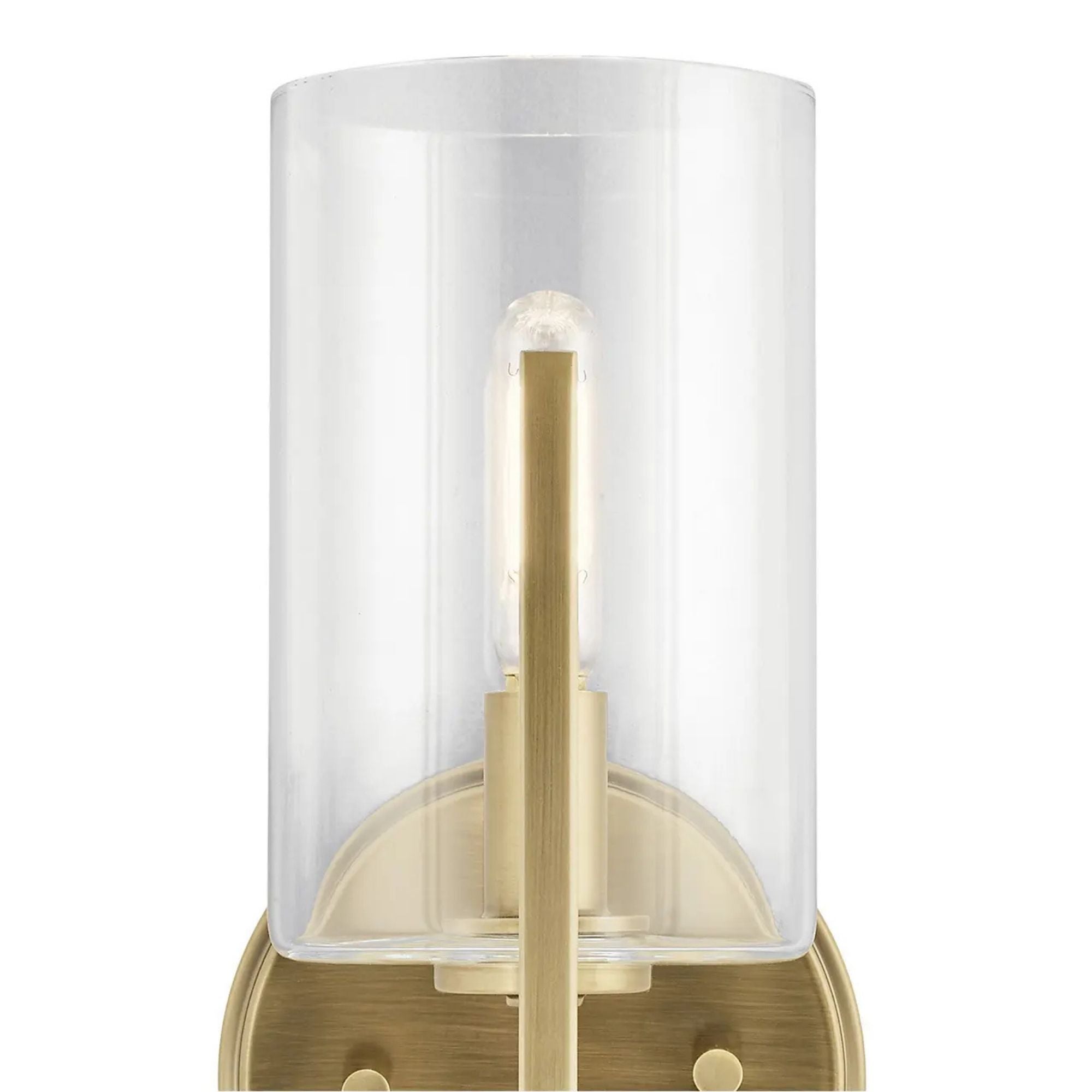 Kichler Nye 9.75 in. Wall Sconce, Brushed Natural Brass