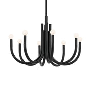 Kichler Odensa 29.25 in. 8-Light Chandelier, Black