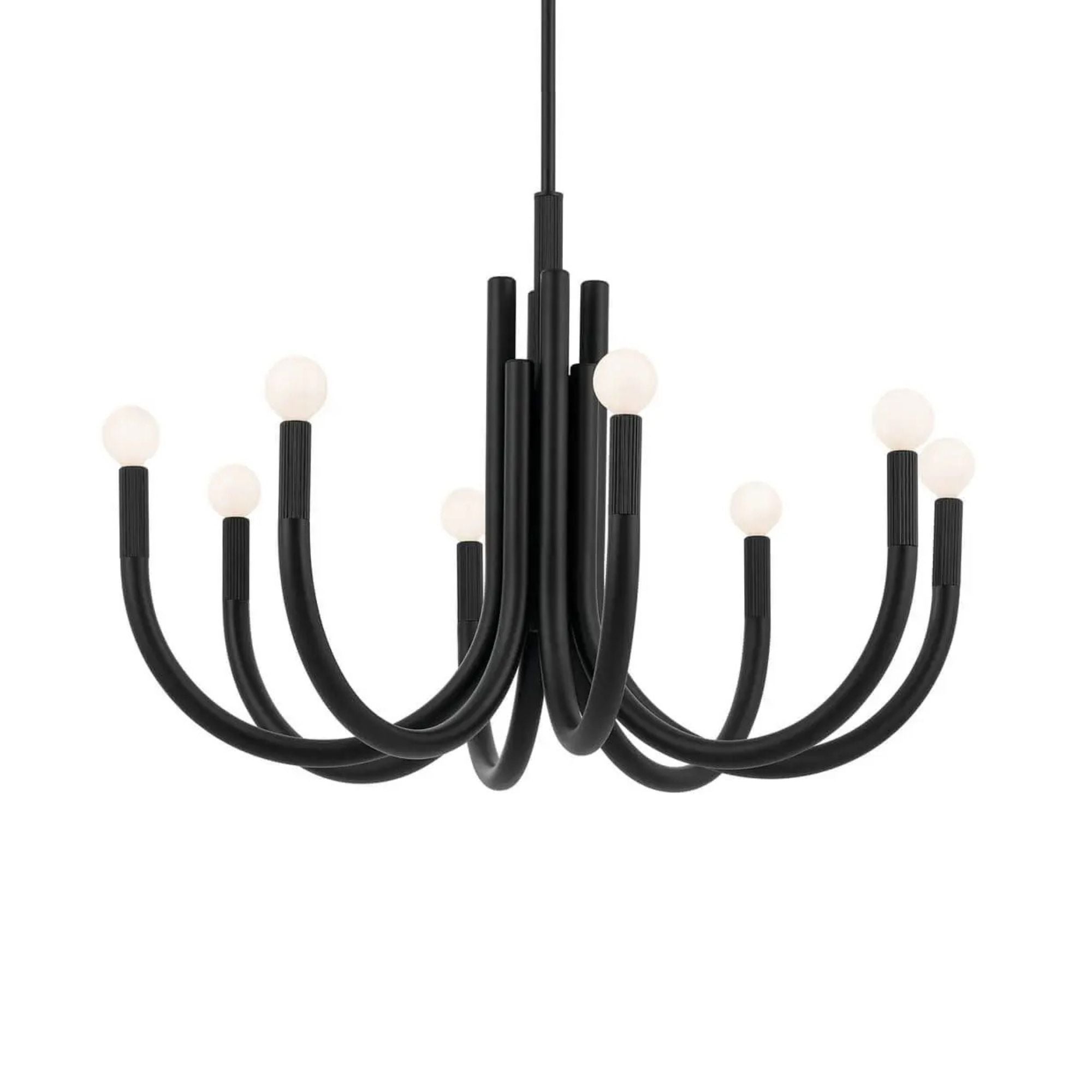 Kichler Odensa 29.25 in. 8-Light Chandelier, Black