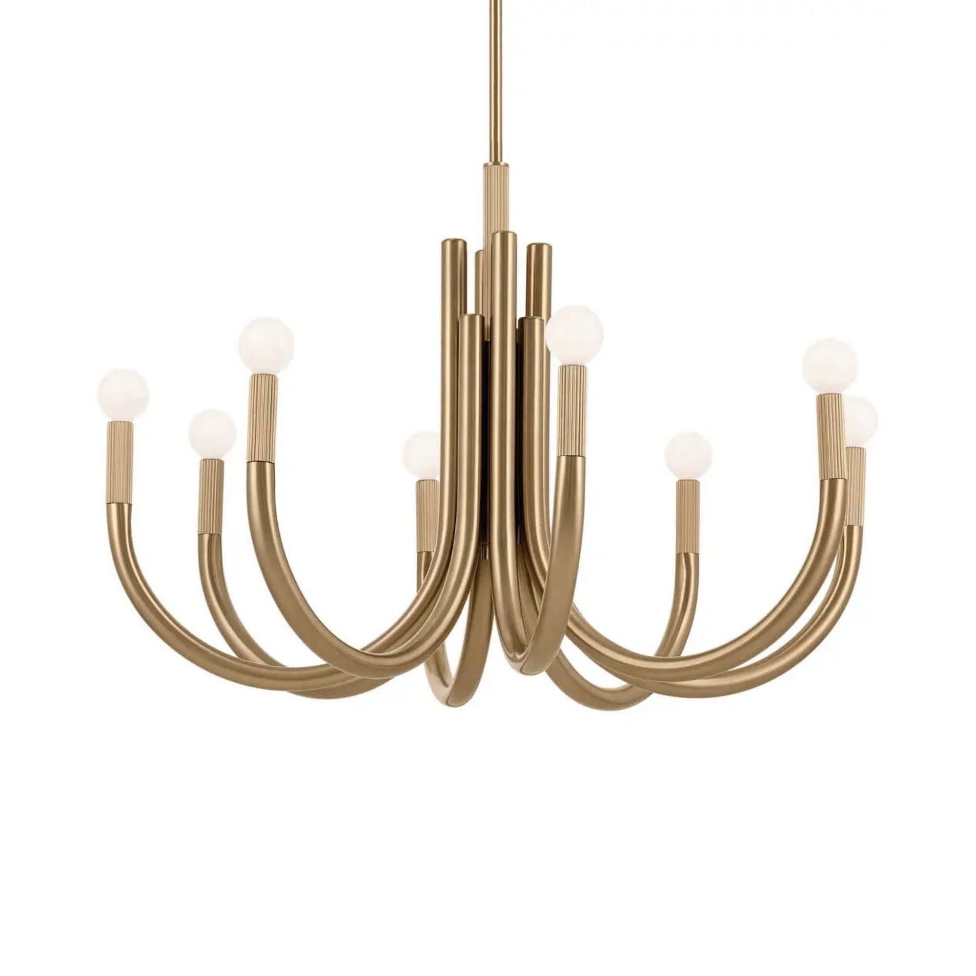 Kichler Odensa 29.25 in. 8-Light Chandelier, Champagne Bronze