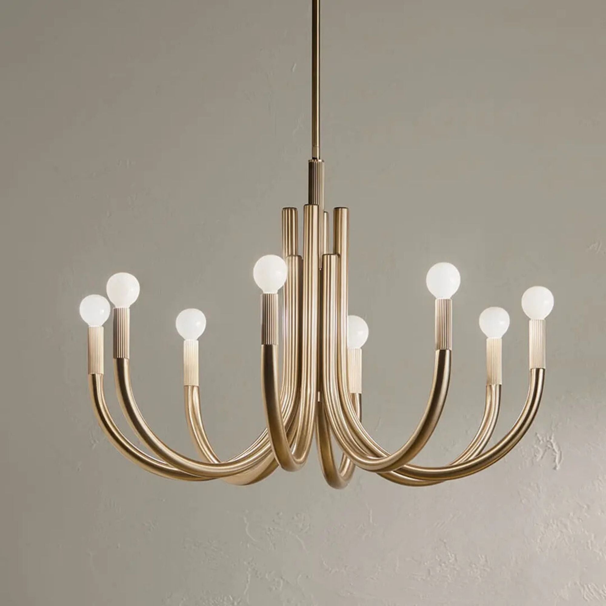 Kichler Odensa 29.25 in. 8-Light Chandelier, Champagne Bronze