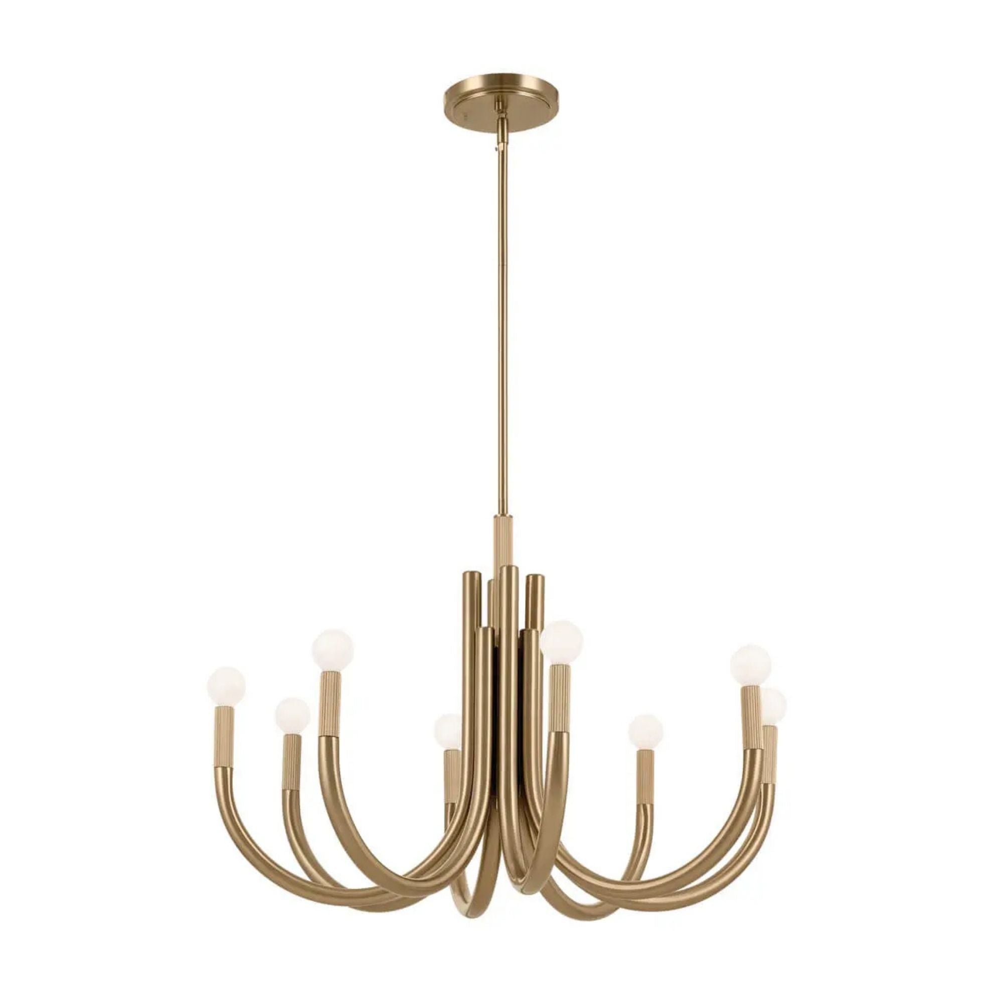 Kichler Odensa 29.25 in. 8-Light Chandelier, Champagne Bronze