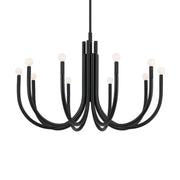 Kichler Odensa 40.25 in. 10-Light Chandelier, Black