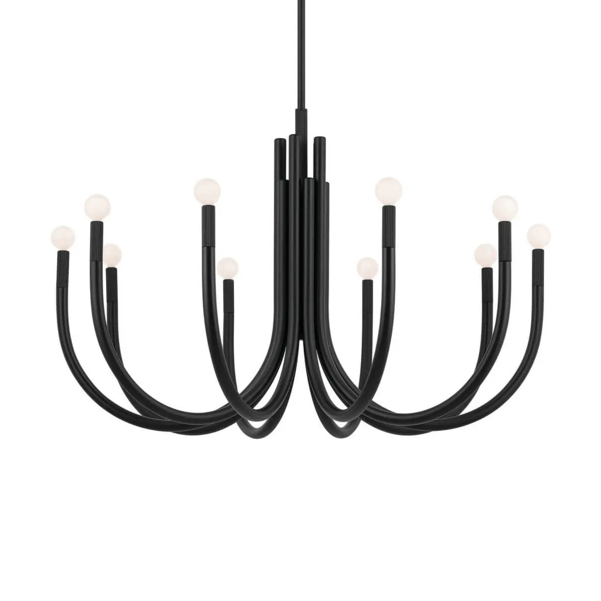 Kichler Odensa 40.25 in. 10-Light Chandelier, Black