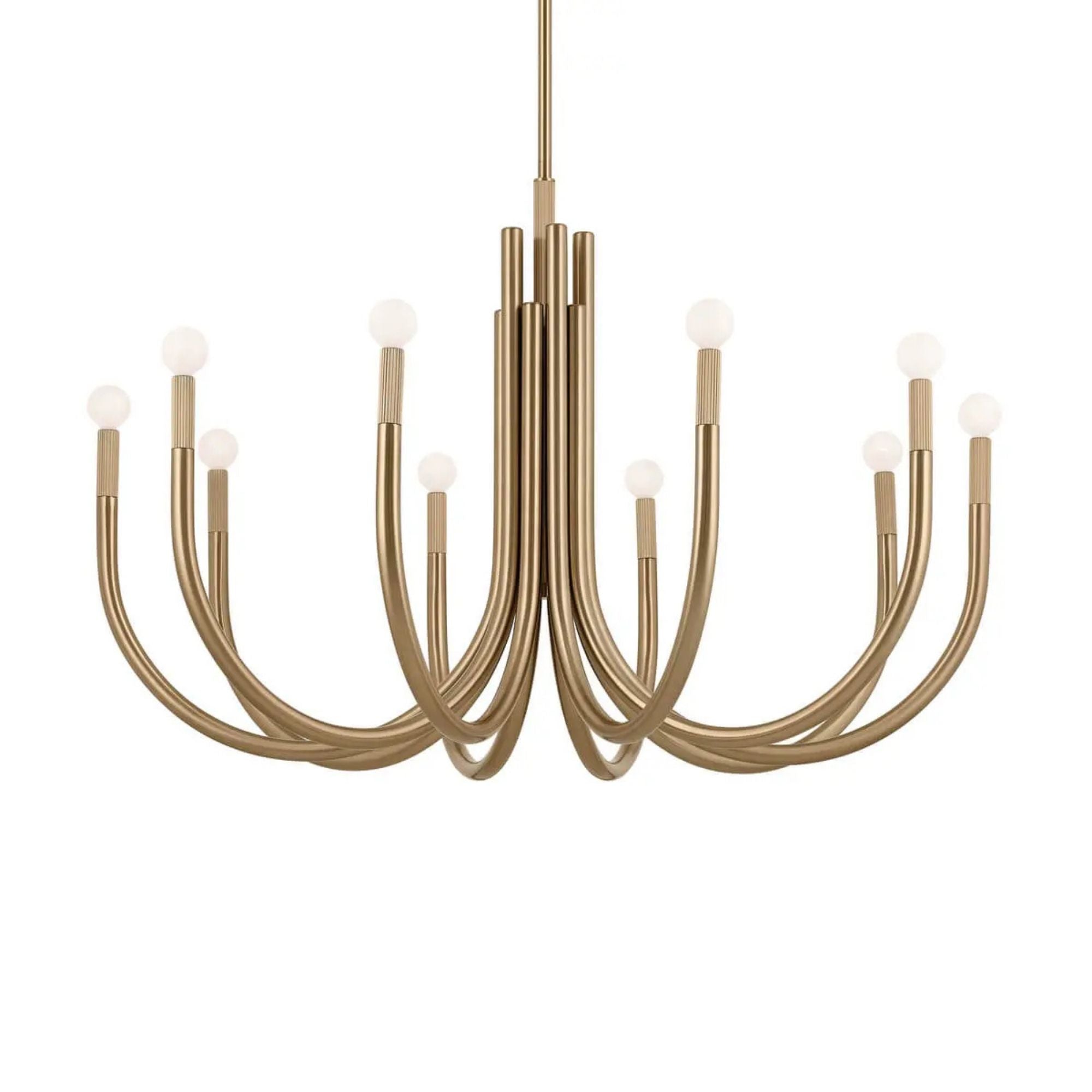 Kichler Odensa 40.25 in. 10-Light Chandelier, Champagne Bronze