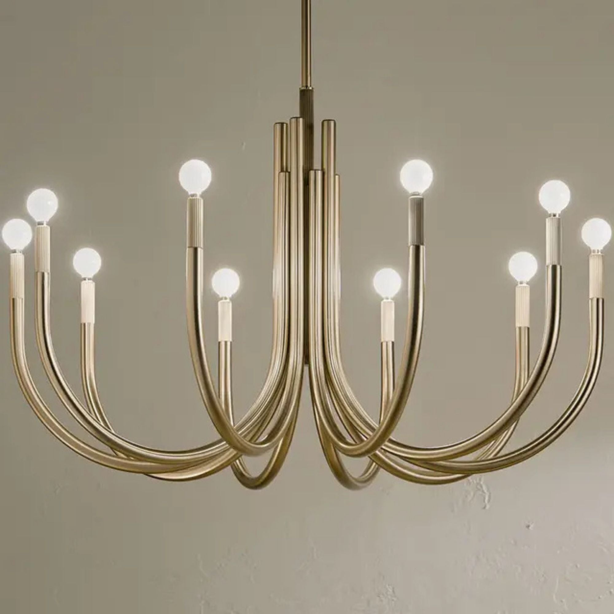 Kichler Odensa 40.25 in. 10-Light Chandelier, Champagne Bronze