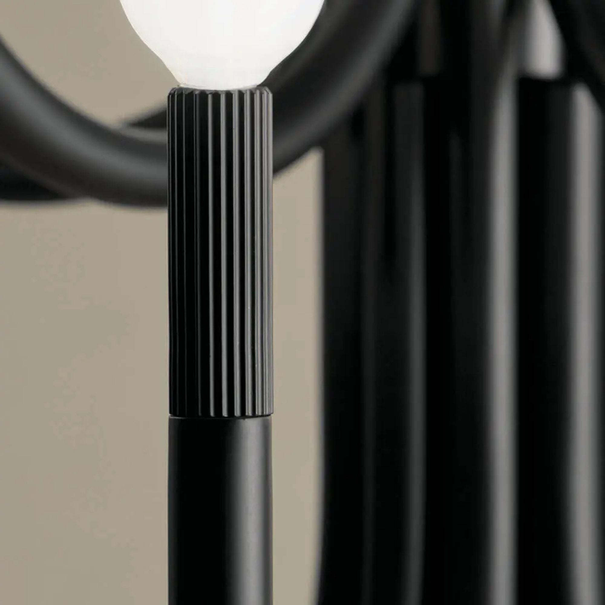 Kichler Odensa 40 in. 15-Light Chandelier, Black
