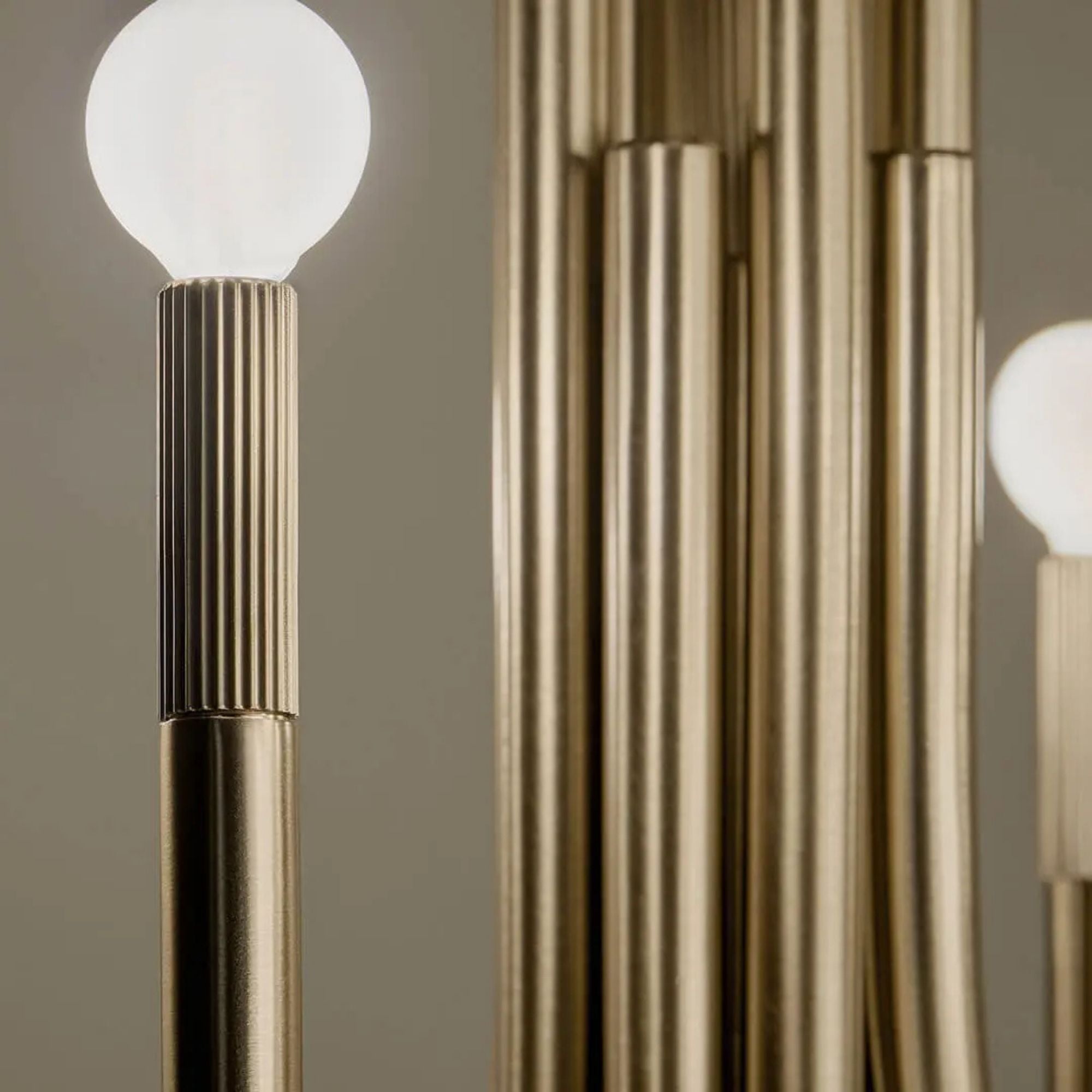Kichler Odensa 46 in. 8-Light Oval Chandelier, Champagne Bronze