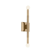Kichler Odensa 17 in. 2-Light Wall Sconce, Champagne Bronze
