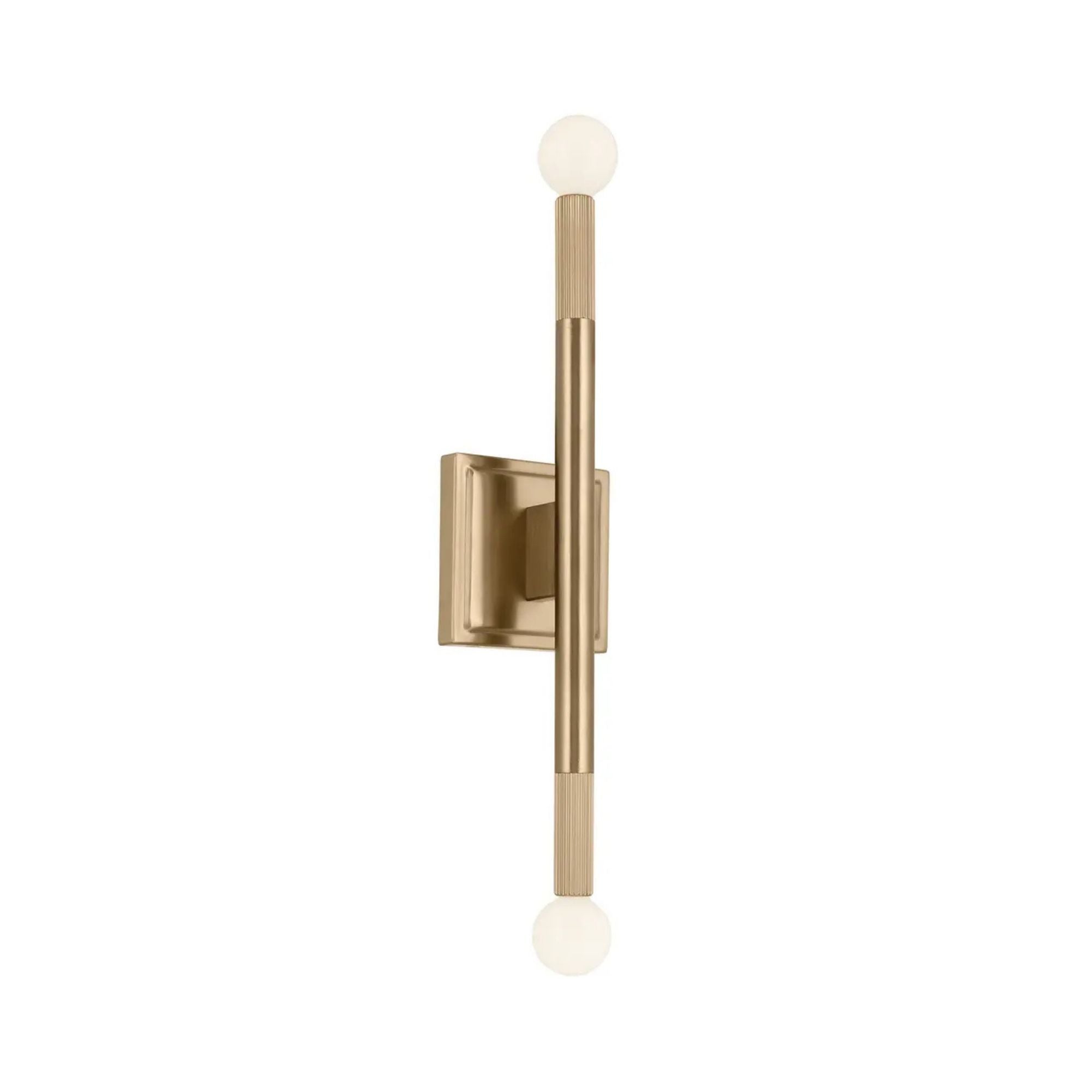 Kichler Odensa 17 in. 2-Light Wall Sconce, Champagne Bronze