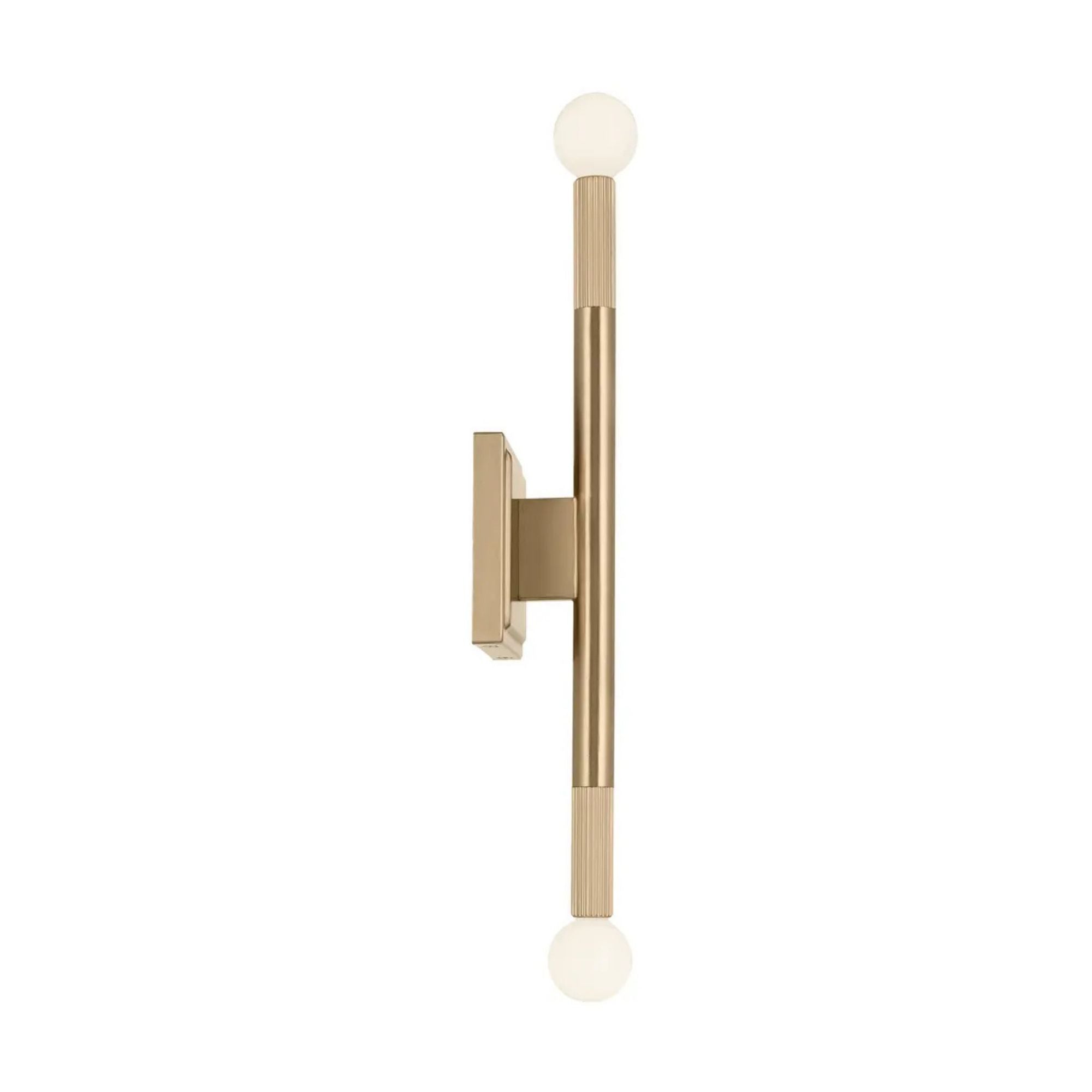 Kichler Odensa 17 in. 2-Light Wall Sconce, Champagne Bronze