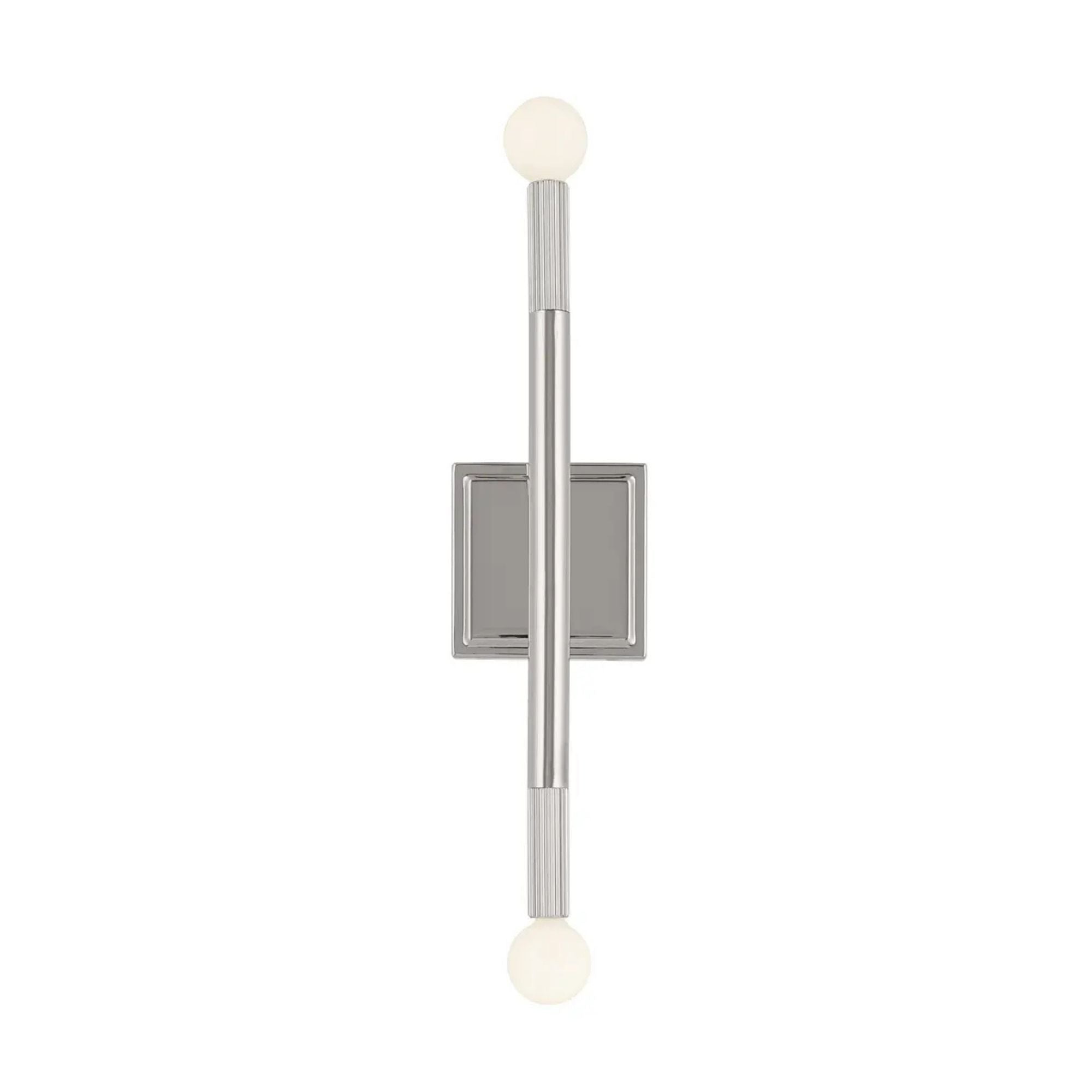 Kichler Odensa 17 in. 2-Light Wall Sconce, Polished Nickel
