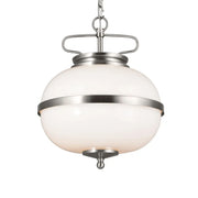 Kichler Opal 15.25 in. 2-Light Pendant, Classic Pewter