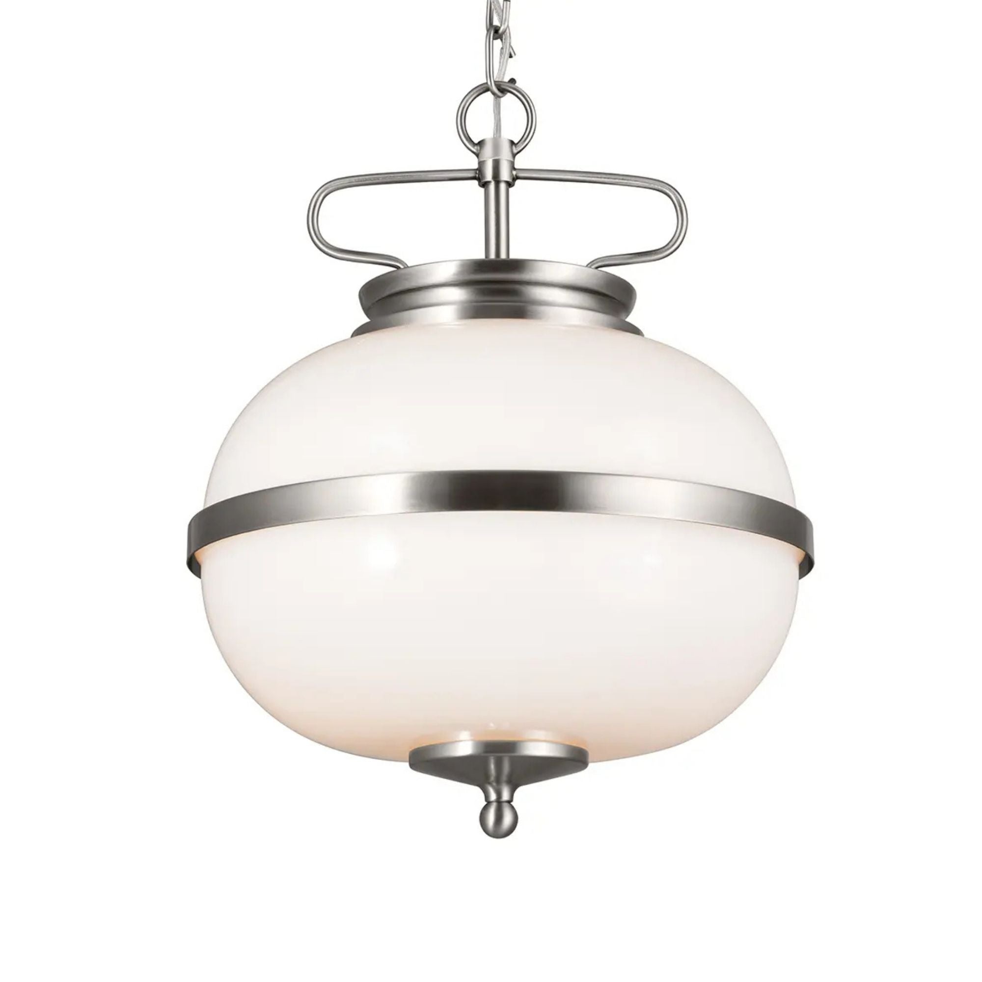Kichler Opal 15.25 in. 2-Light Pendant, Classic Pewter