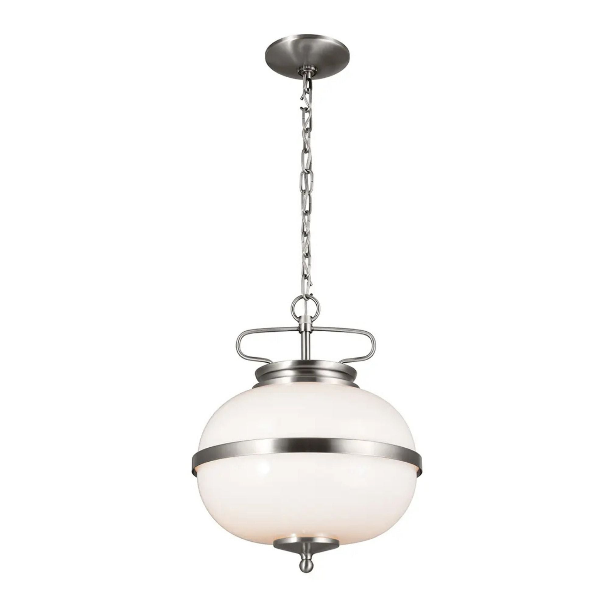 Kichler Opal 15.25 in. 2-Light Pendant, Classic Pewter