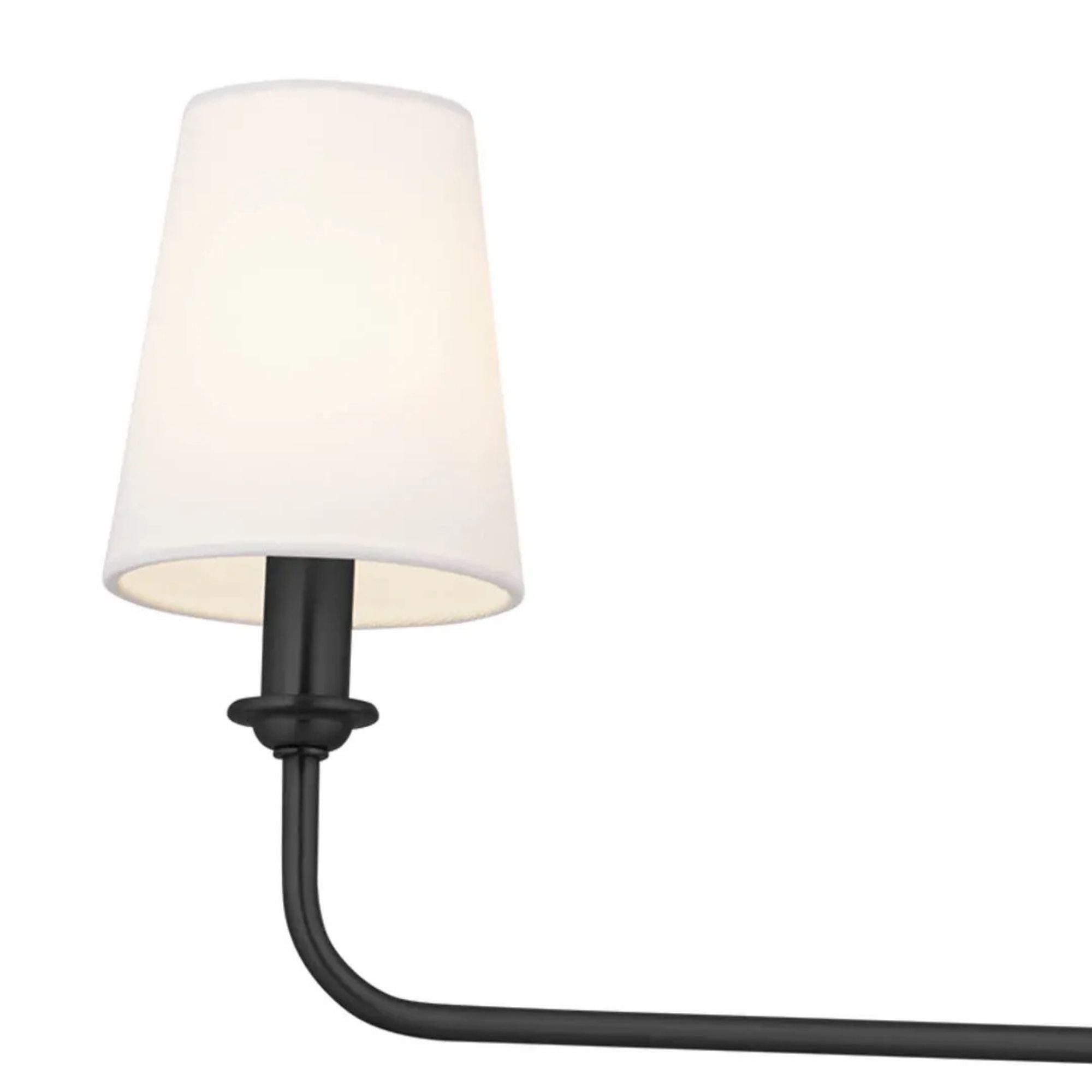 Kichler Lighting - Pallas 48" 3-Light Linear Chandelier, Black Finish | Bees Lighting