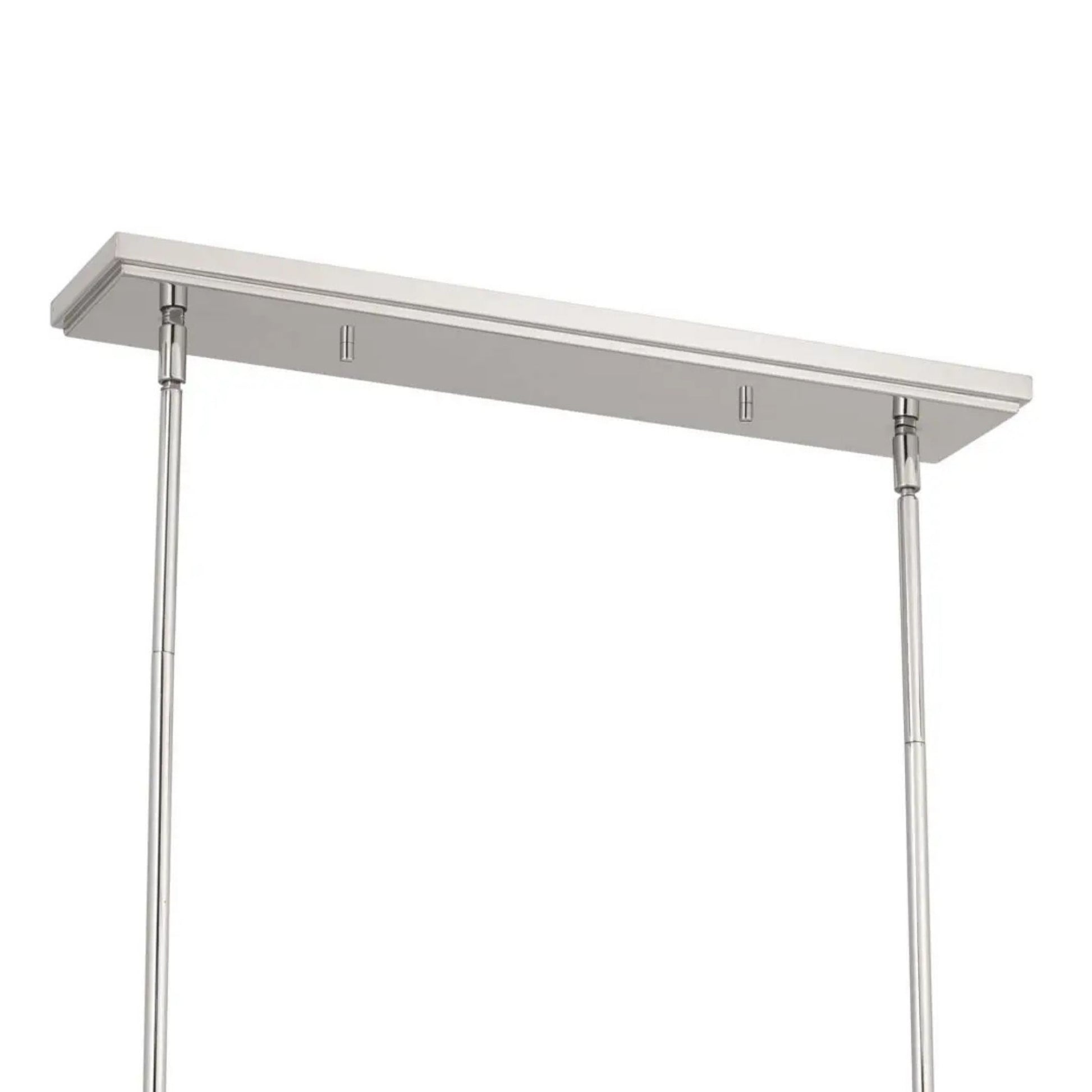 Kichler Lighting - Pallas 48" 3-Light Linear Chandelier, Polished Nickel Finish | Bees Lighting