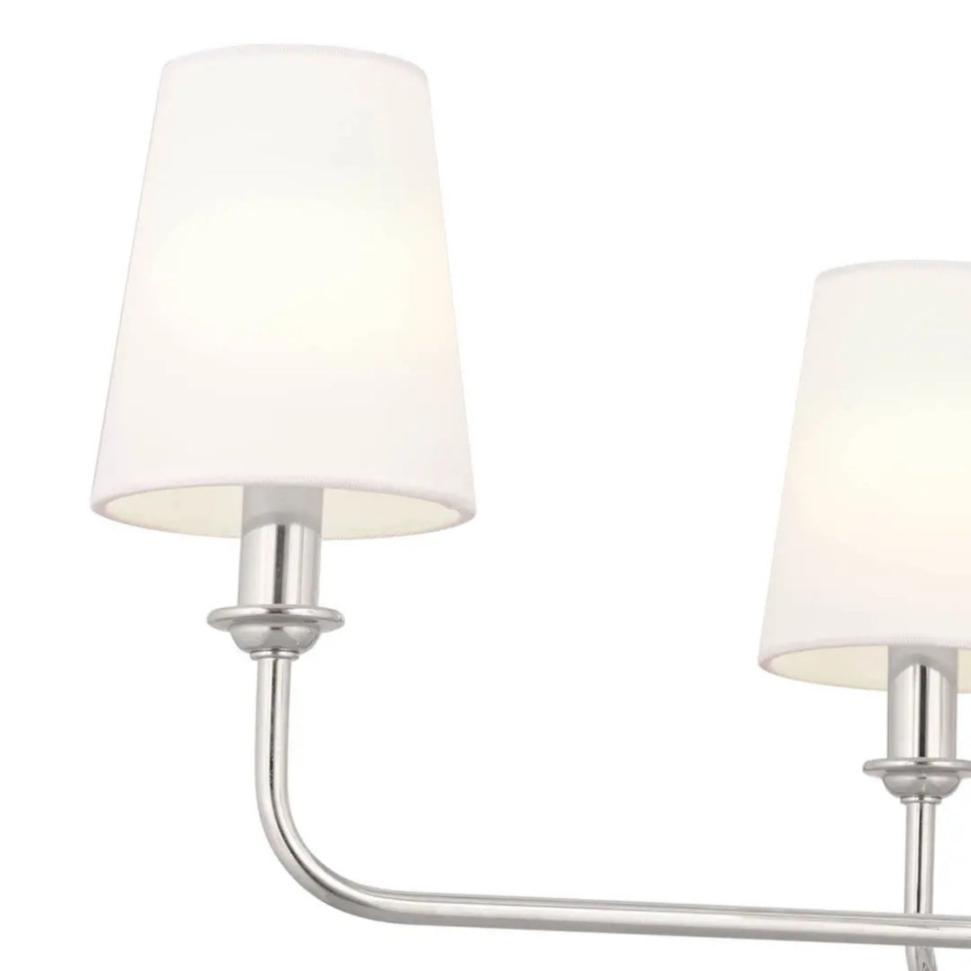 Kichler Lighting - Pallas 25" 4-Light Chandelier, Polished Nickel Finish | Bees Lighting