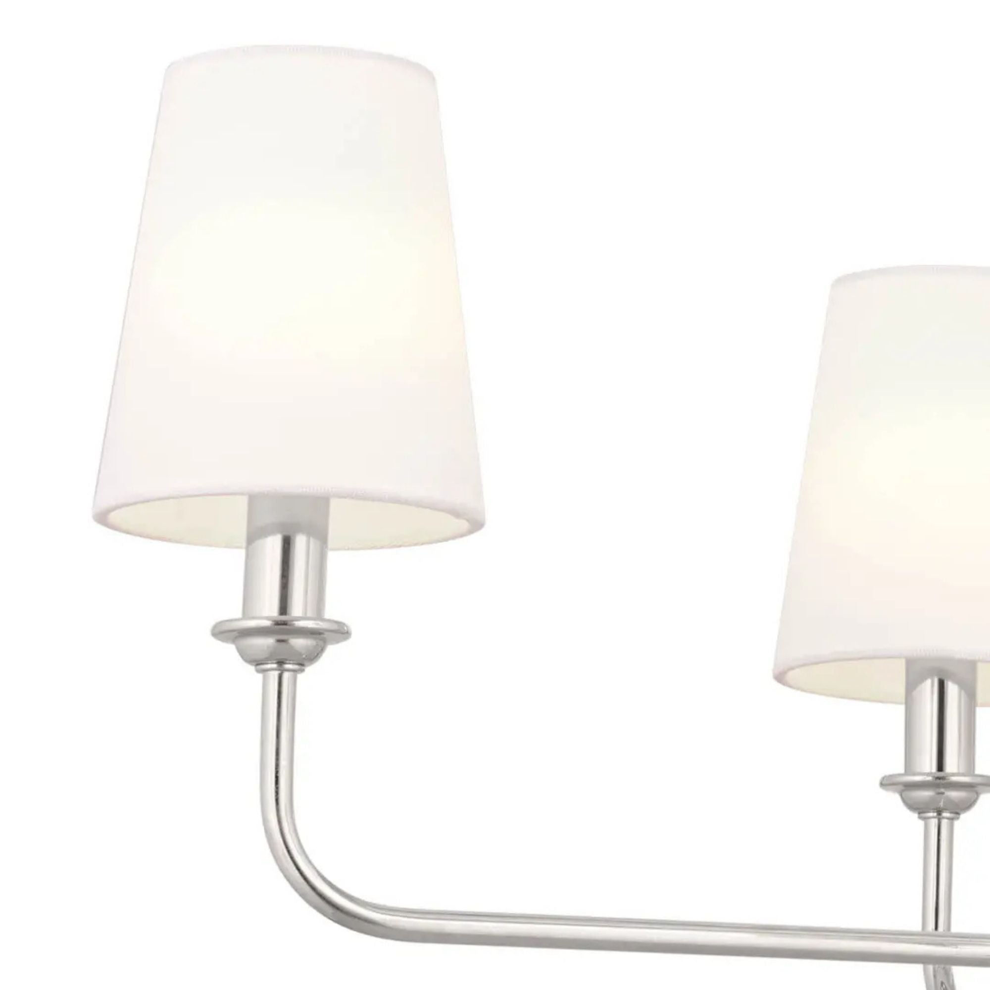 Kichler Lighting - Pallas 25" 4-Light Chandelier, Polished Nickel Finish | Bees Lighting