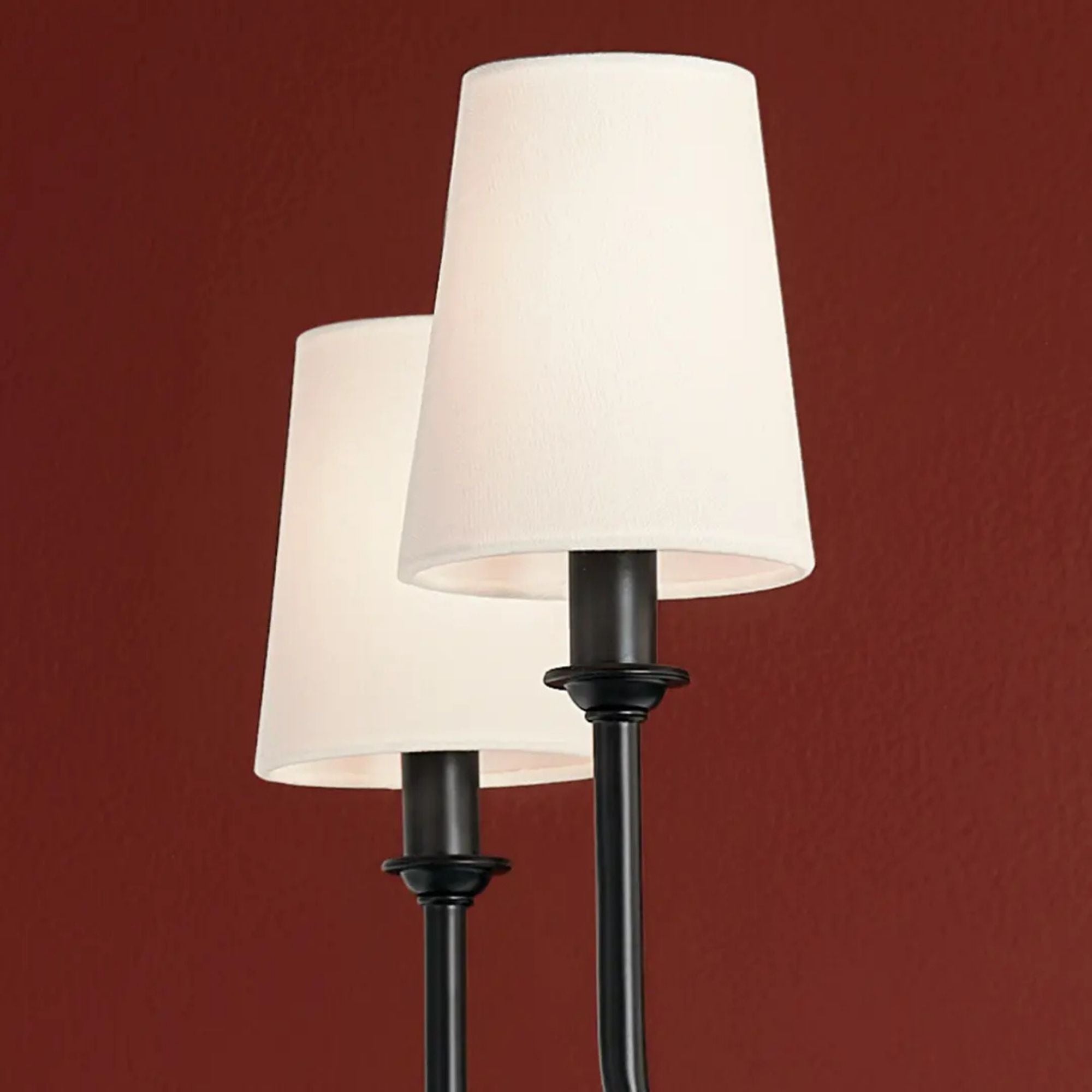 Kichler Lighting - Pallas 52" 8-Light Chandelier, Black Finish | Bees Lighting