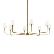 Kichler Lighting - Pallas 52" Chandelier Linen Shade | Bees Lighting