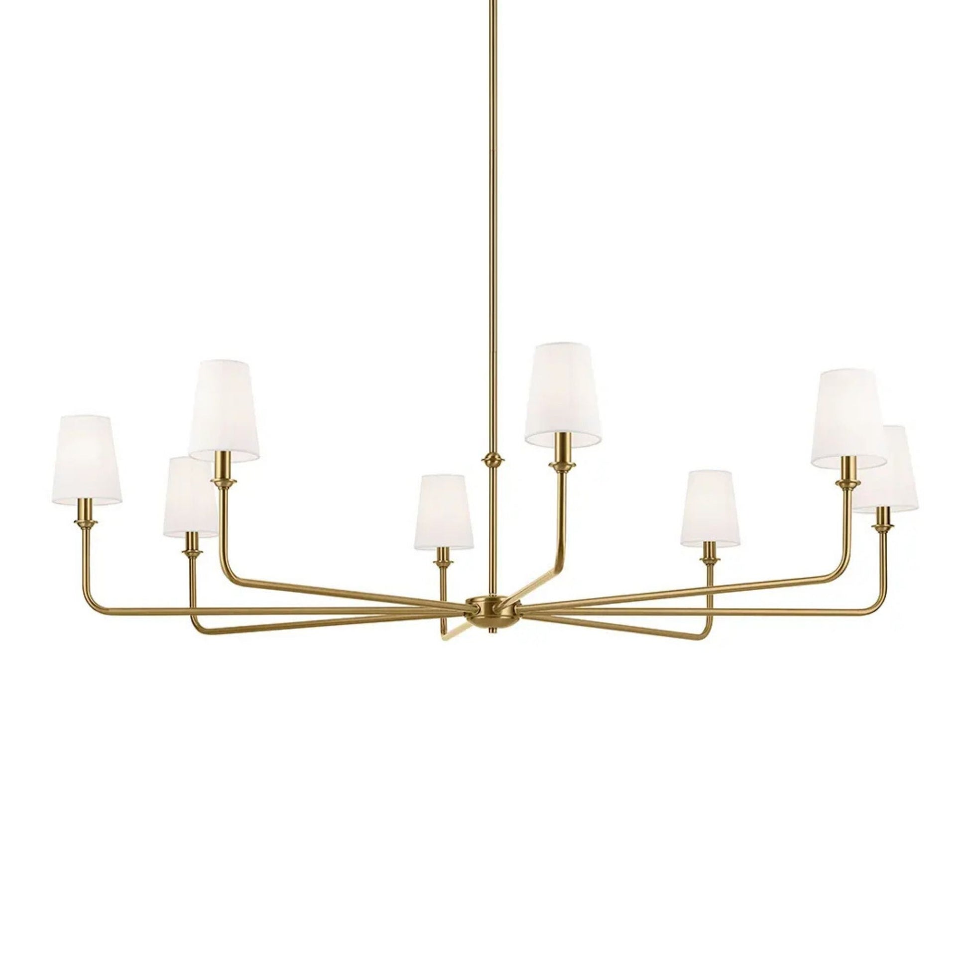 Kichler Lighting - Pallas 52" Chandelier Linen Shade | Bees Lighting
