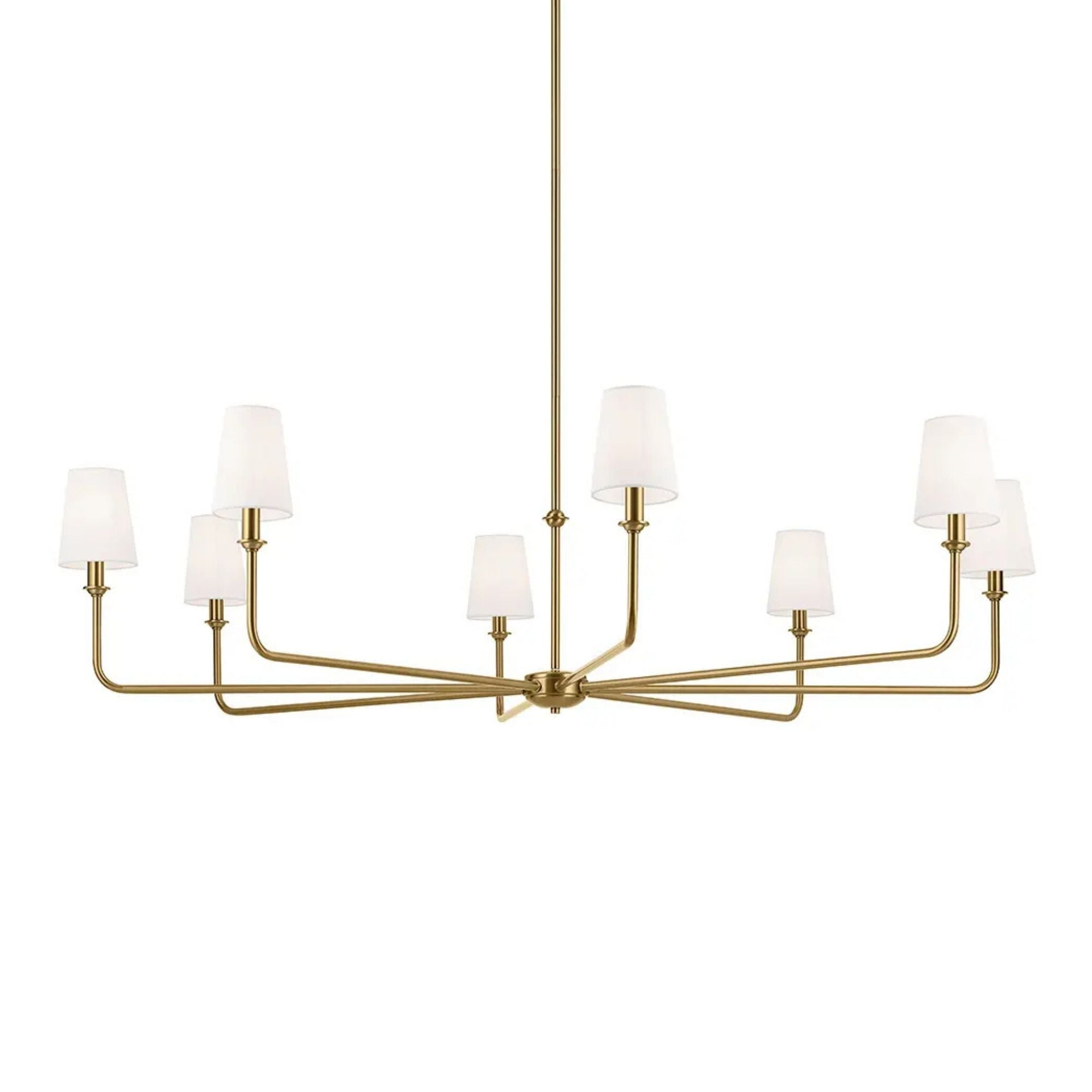 Kichler Lighting - Pallas 52" Chandelier Linen Shade | Bees Lighting