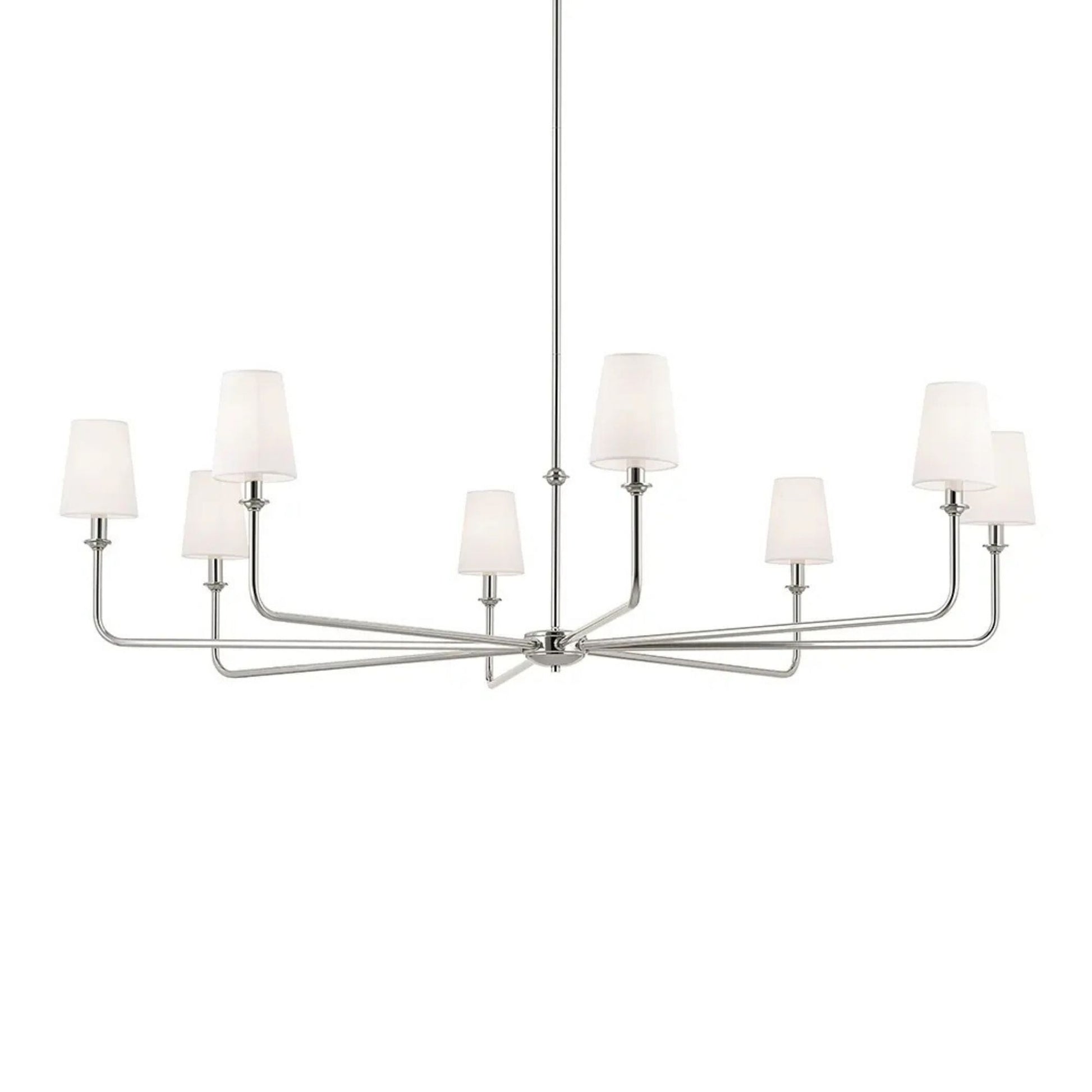 Kichler Lighting - Pallas 52" Chandelier Linen Shade | Bees Lighting