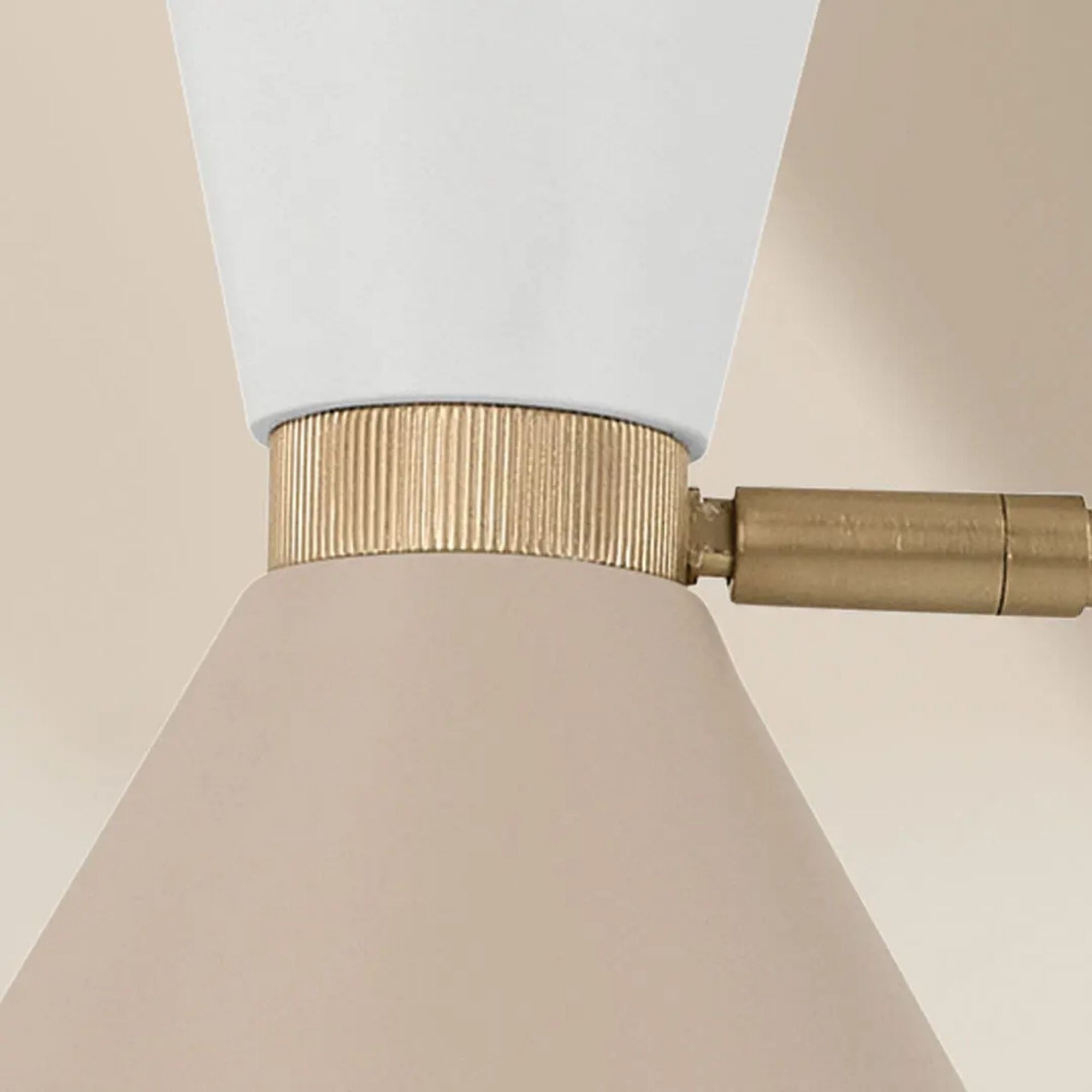 Phix 31" 6-Light Chandelier, Champagne Bronze & Greige Finish