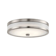 Pira 12" LED Flush Mount, Champagne Finish